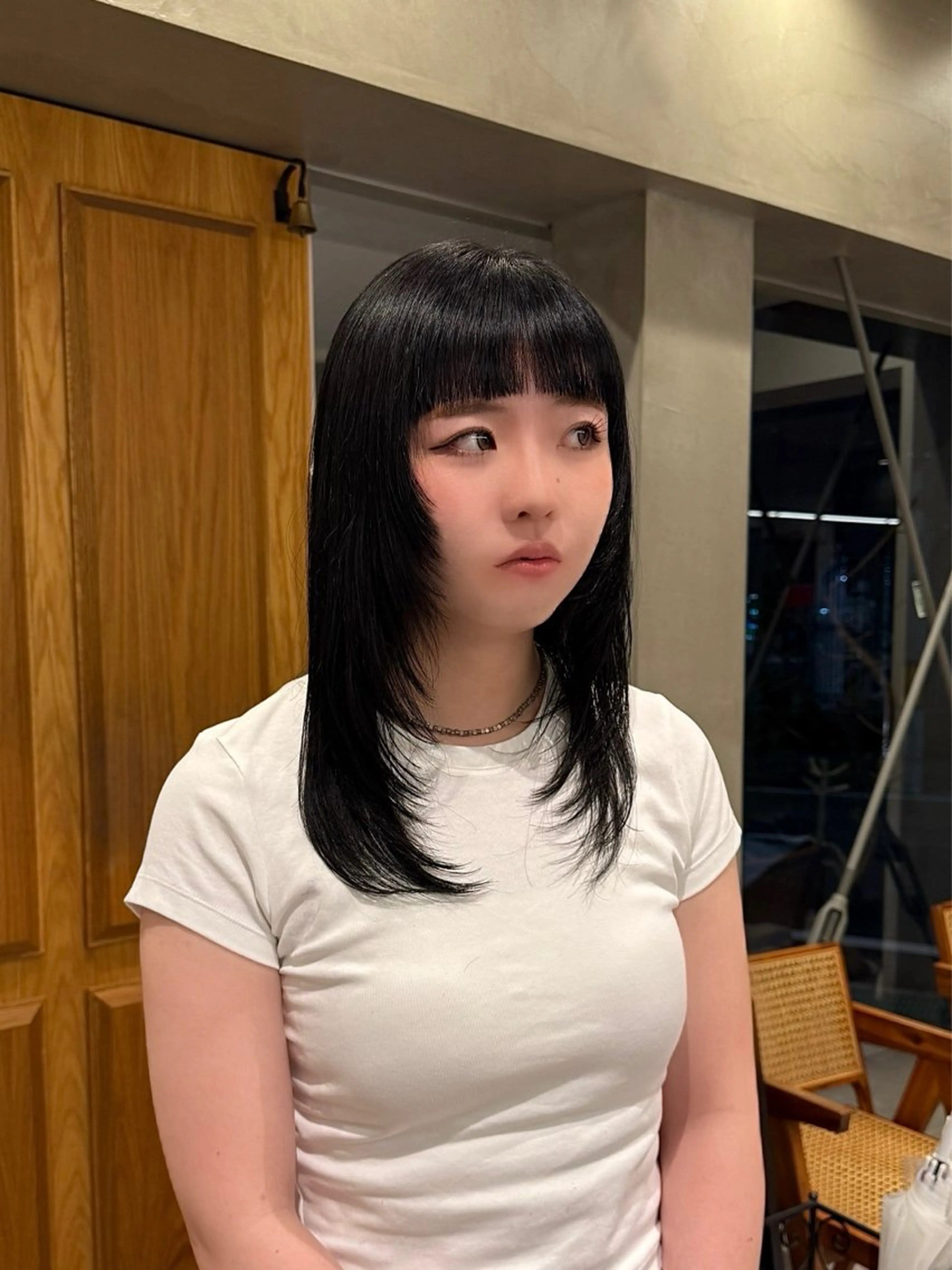 ロング ハイレイヤー レイヤーカット カット ヘアカラー トリートメント AILERON 陣岸のヘアスタイル