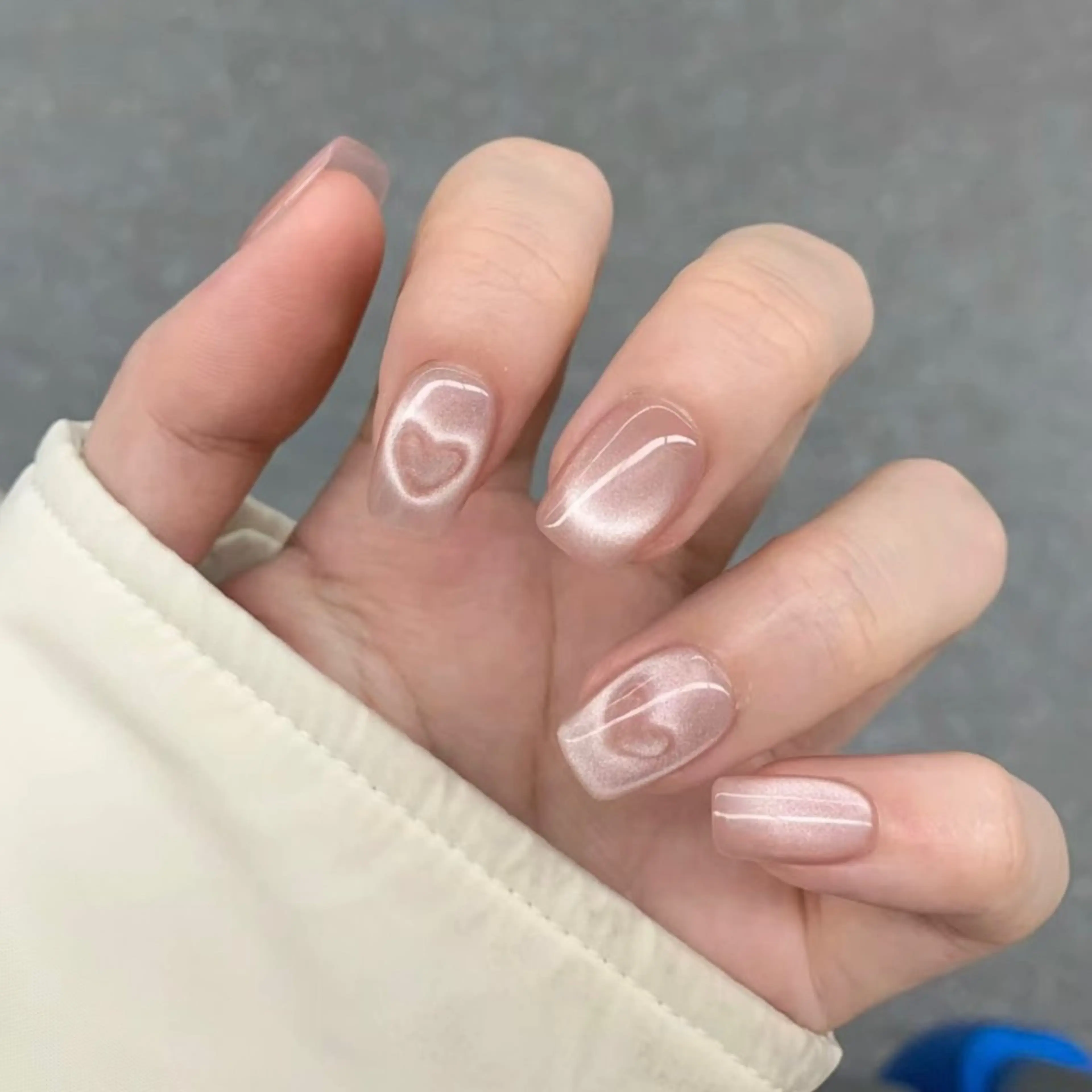 [初回オフ無料]ハートマグネット💕(指全本ハートok) (パーツ、長さだしオフ別）の写真