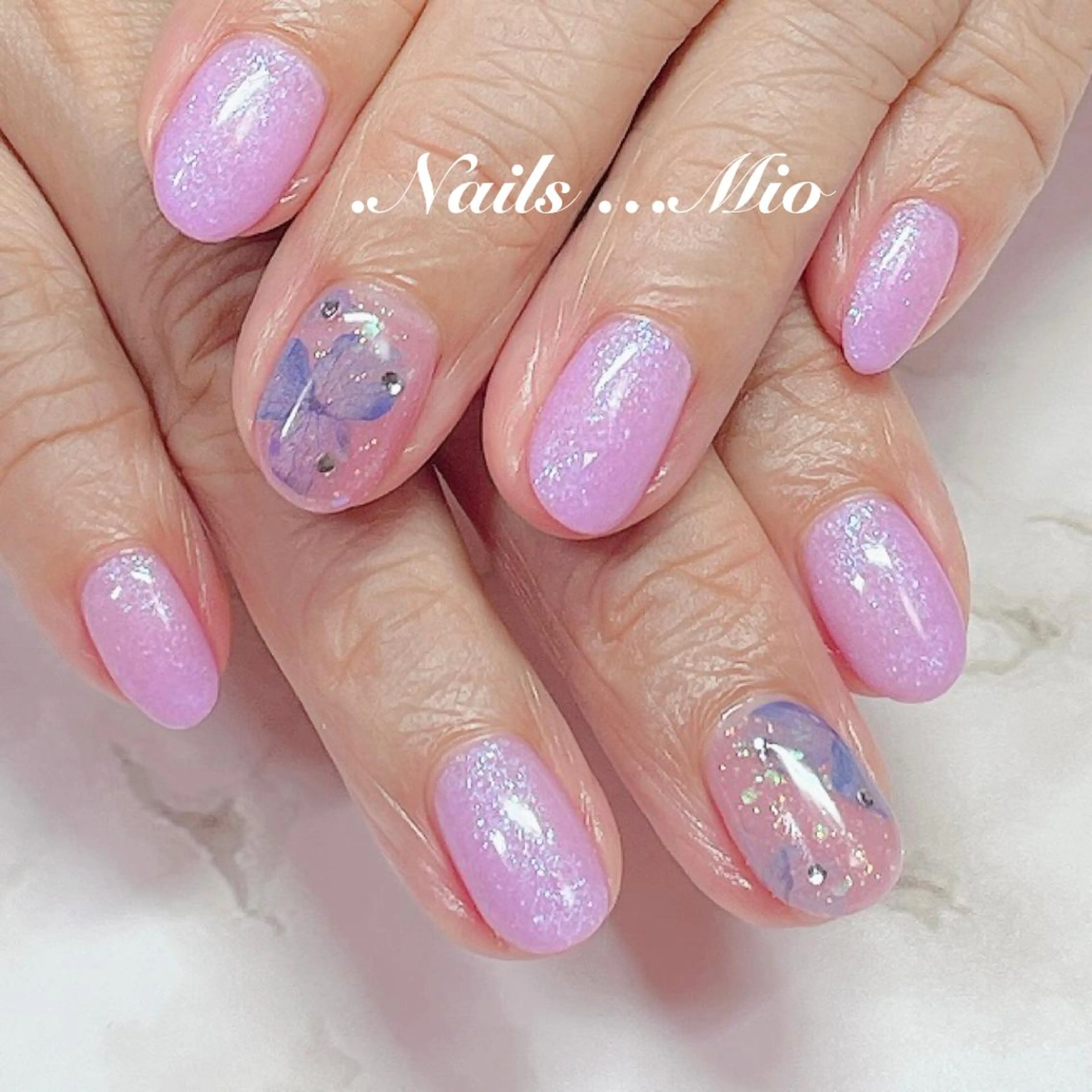ネイル アートネイル ジェルネイル ワンカラーネイル .Nails Mio 赤羽西ネイルサロンのネイルデザイン