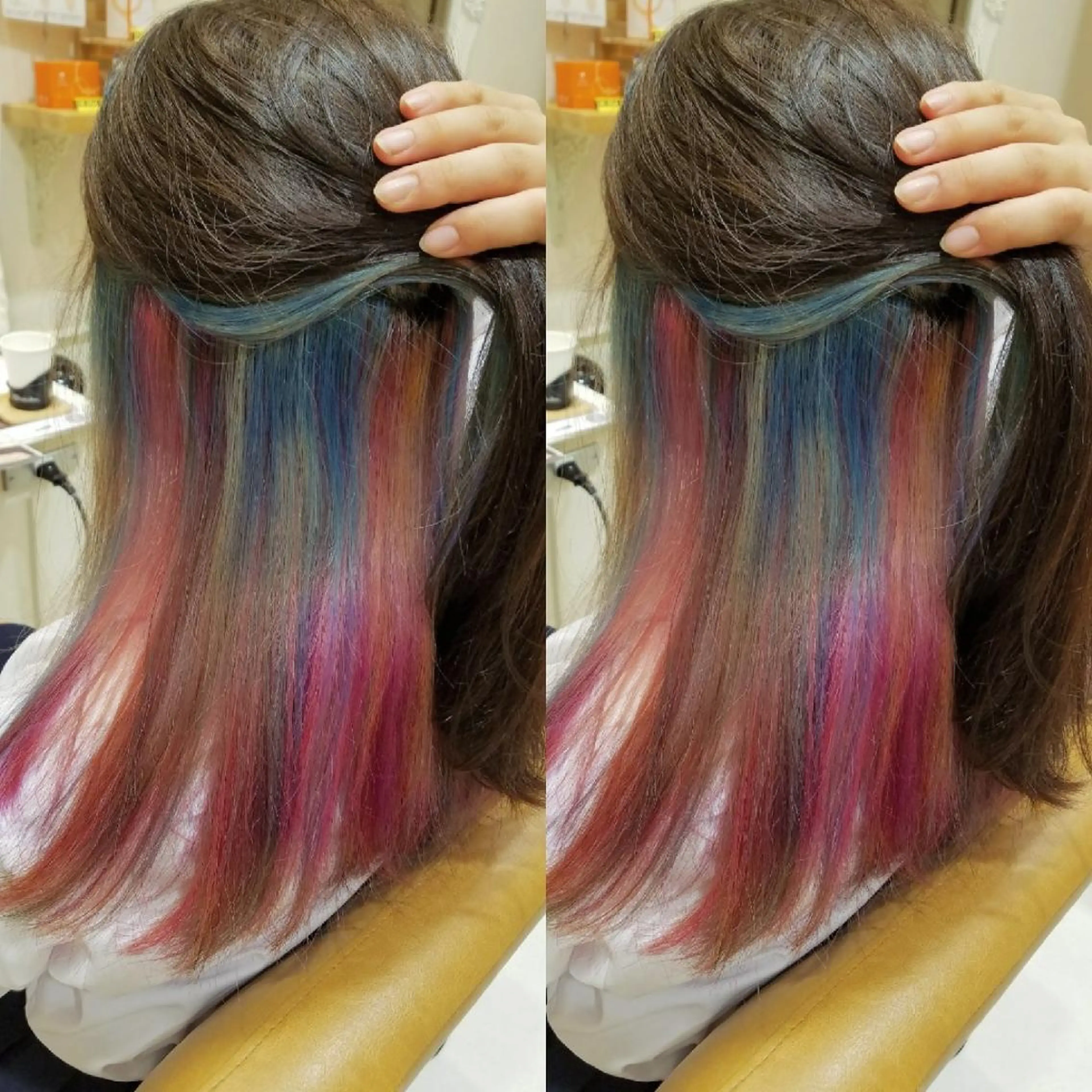 ロング カラー ユニコーンカラー grow上野御徒町【グロウ】所属・ブリーチ・ハイトーン 特化🎉内山のヘアスタイル