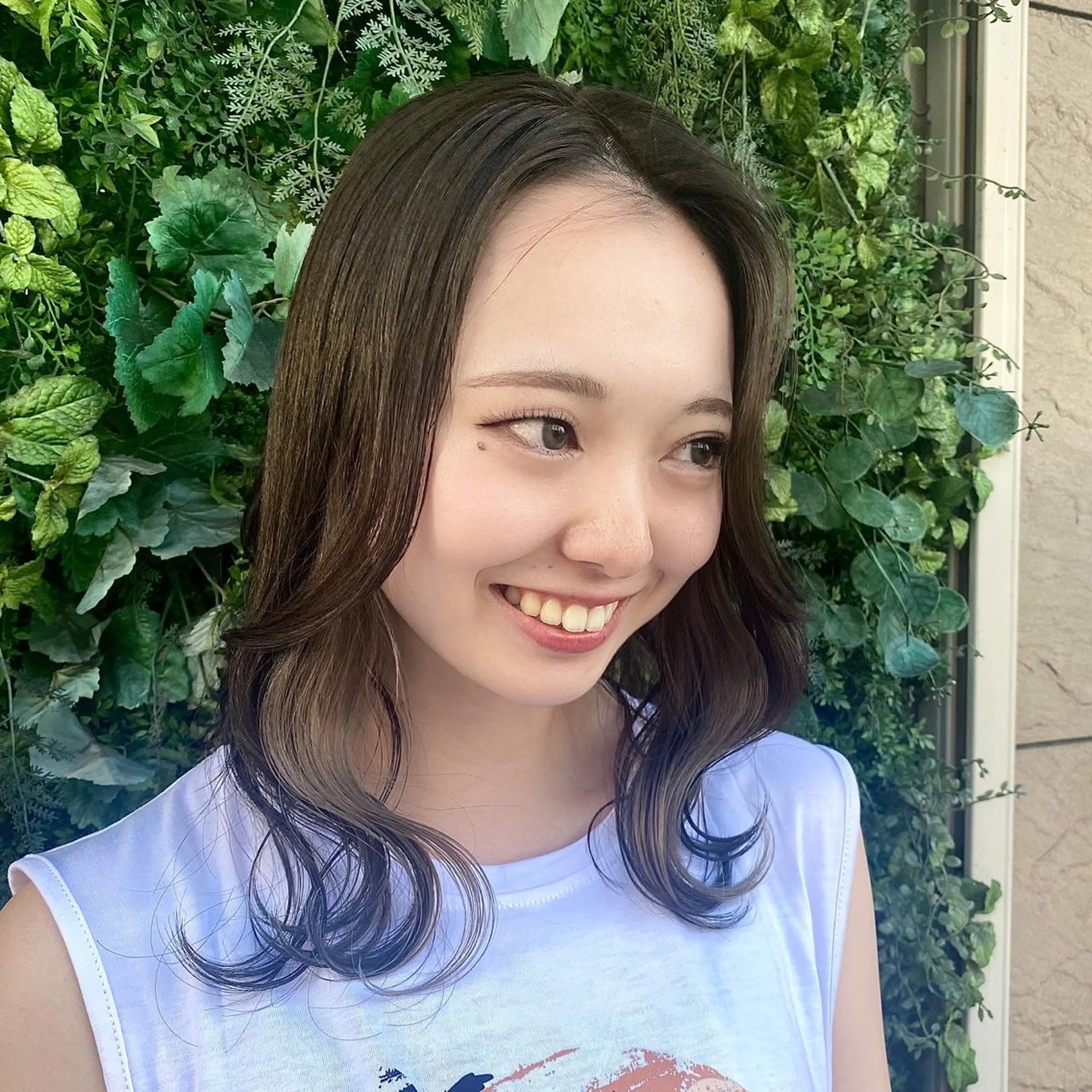 ミディアム カラー 透明感カラー/韓国 ヘア🩶yuri🩵のヘアスタイル