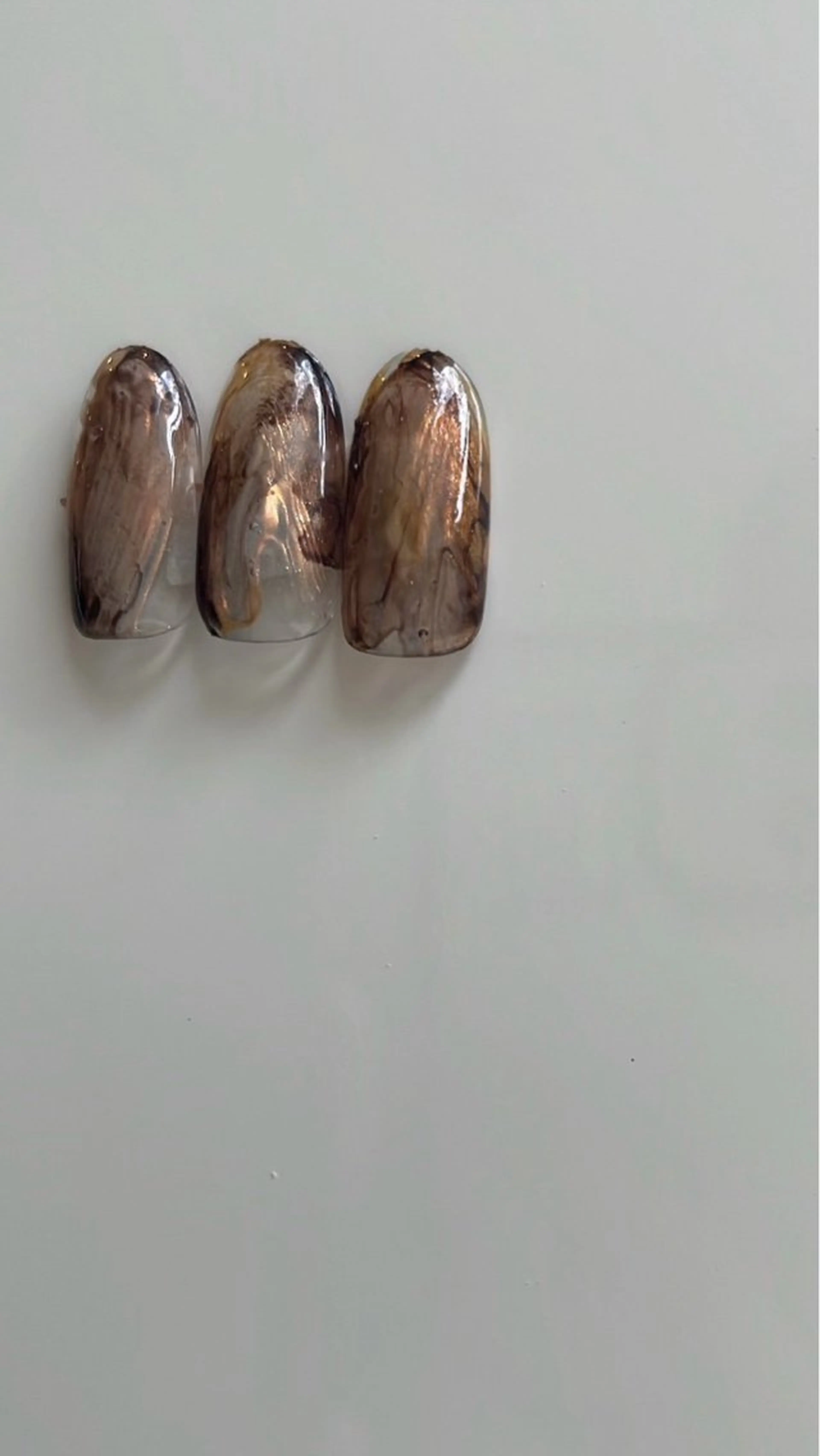 ネイル オーロラネイル クリアネイル hachi所属・hachi__ nao_のネイルデザイン