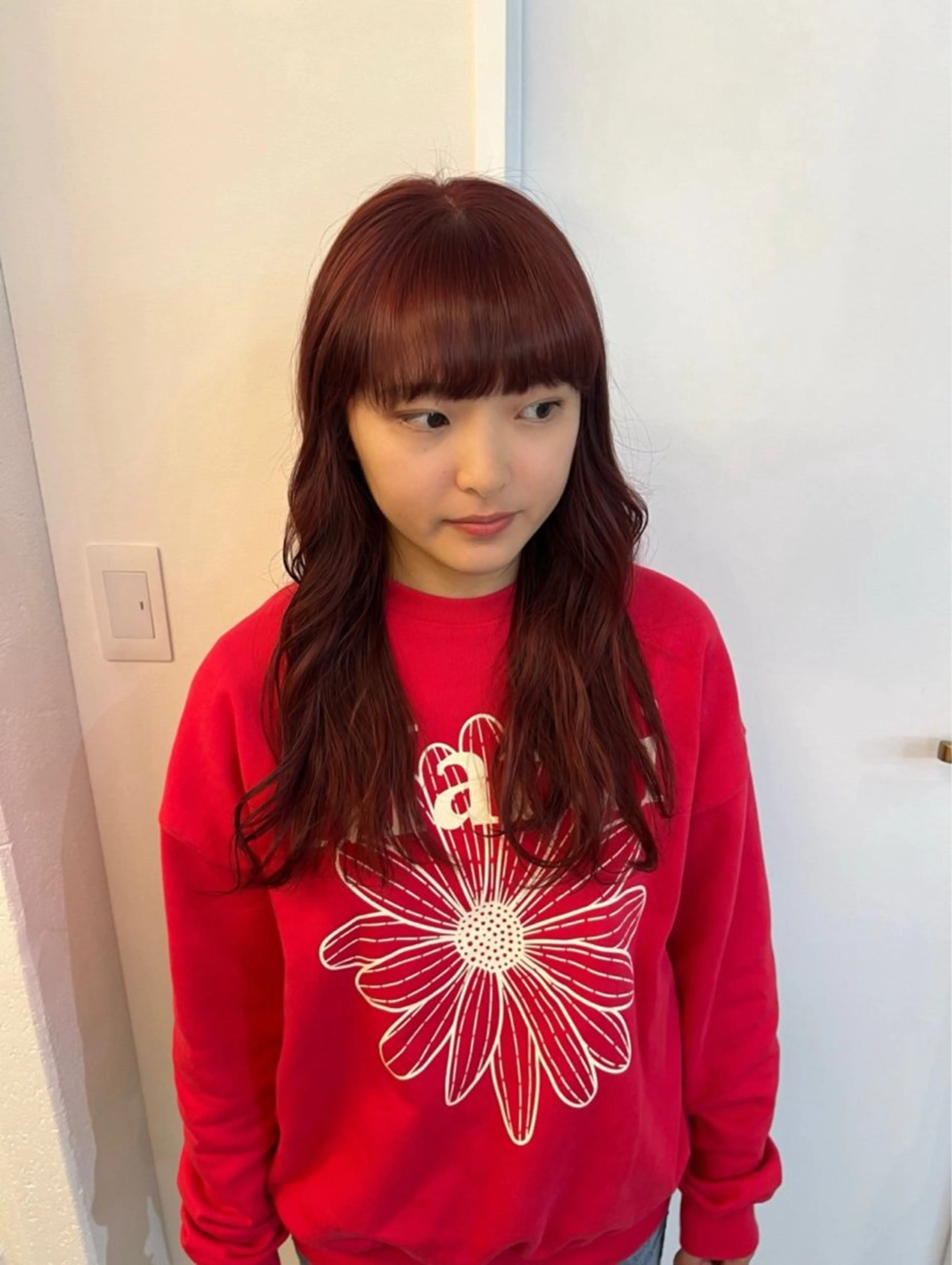 ロング カラー ヘアカラー トリートメント Koharu🍓/ 透明感/ツヤ髪のヘアスタイル