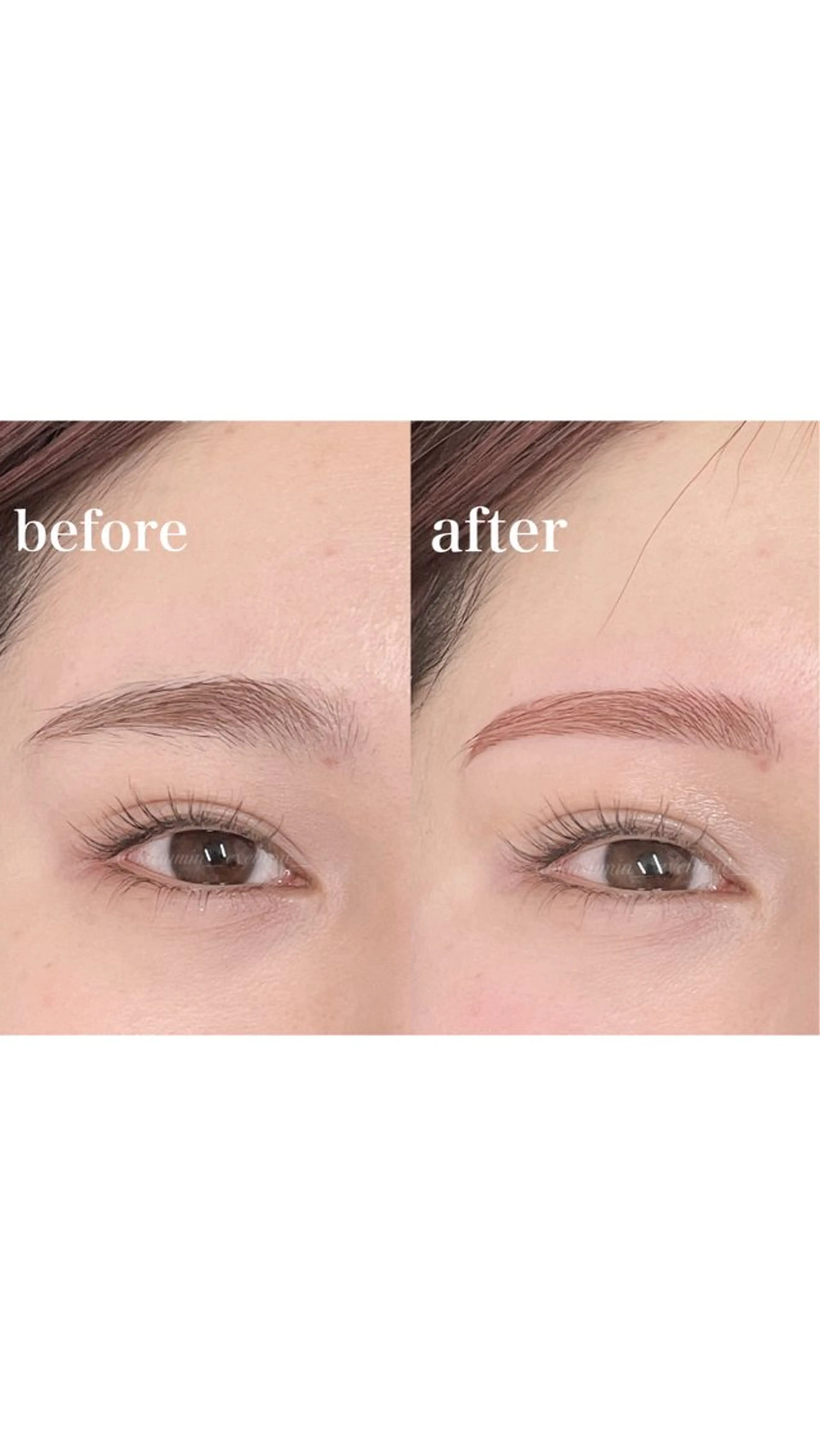 🏹ご新規様限定 美眉アイブロウWAXスタイリング カラー込み※眉を生やしてご来店くださいの写真