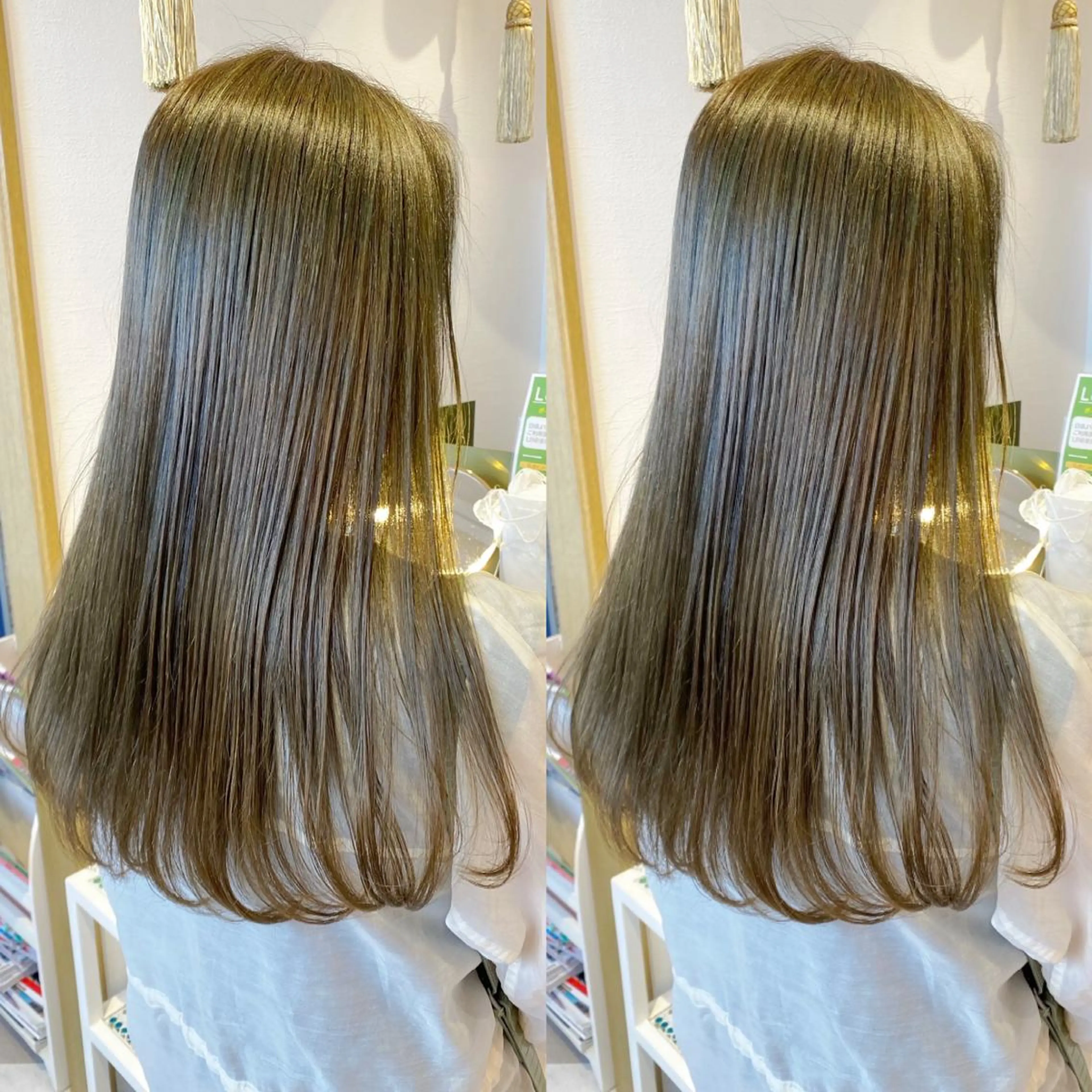 人気No.3《色持ち最高🥰》ダメージレスNドットカラー+カット+ナノスチームトリートメントの写真