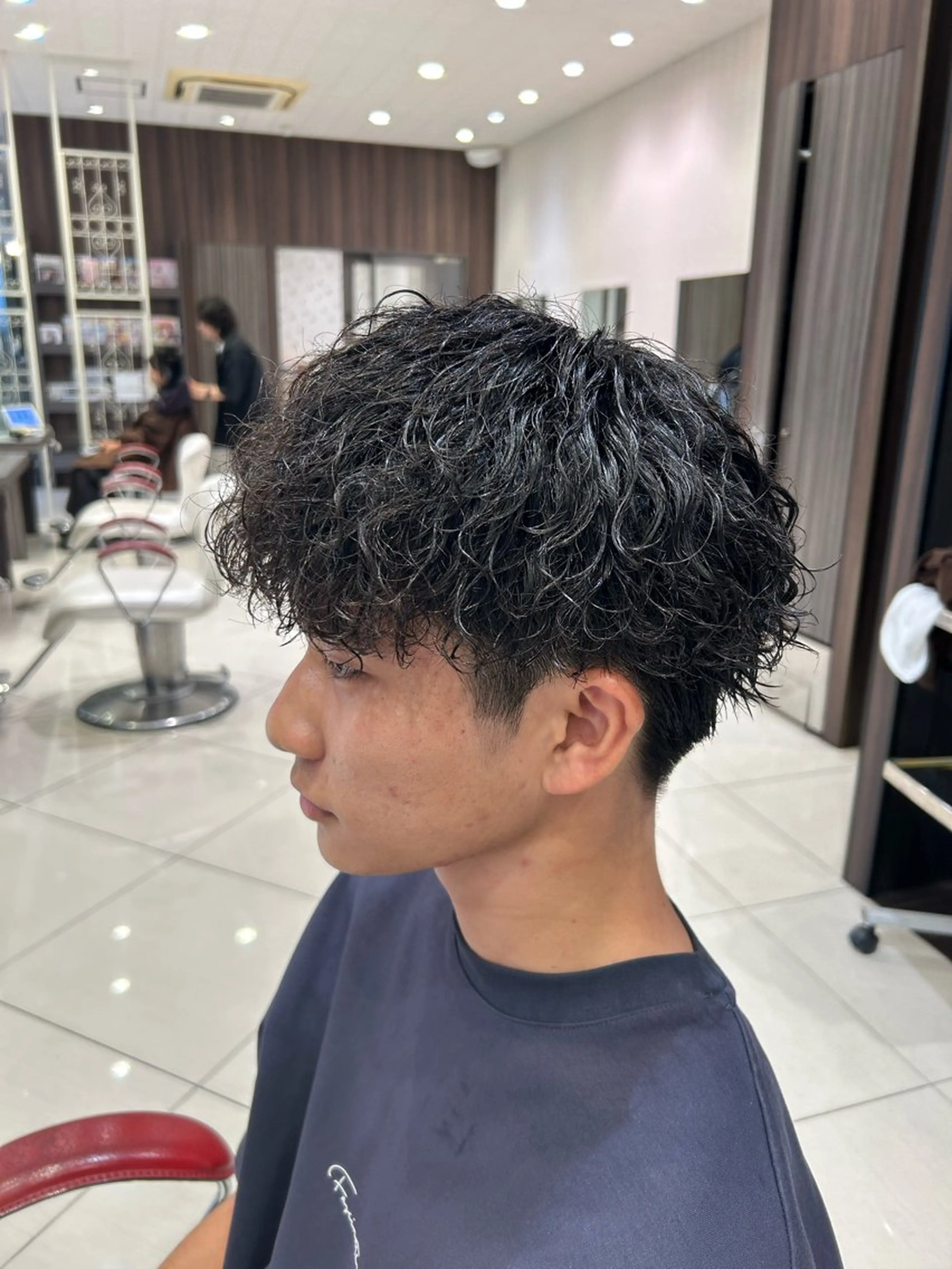ショート パーマ メンズ メンズ専門 米山諒✂️のヘアスタイル