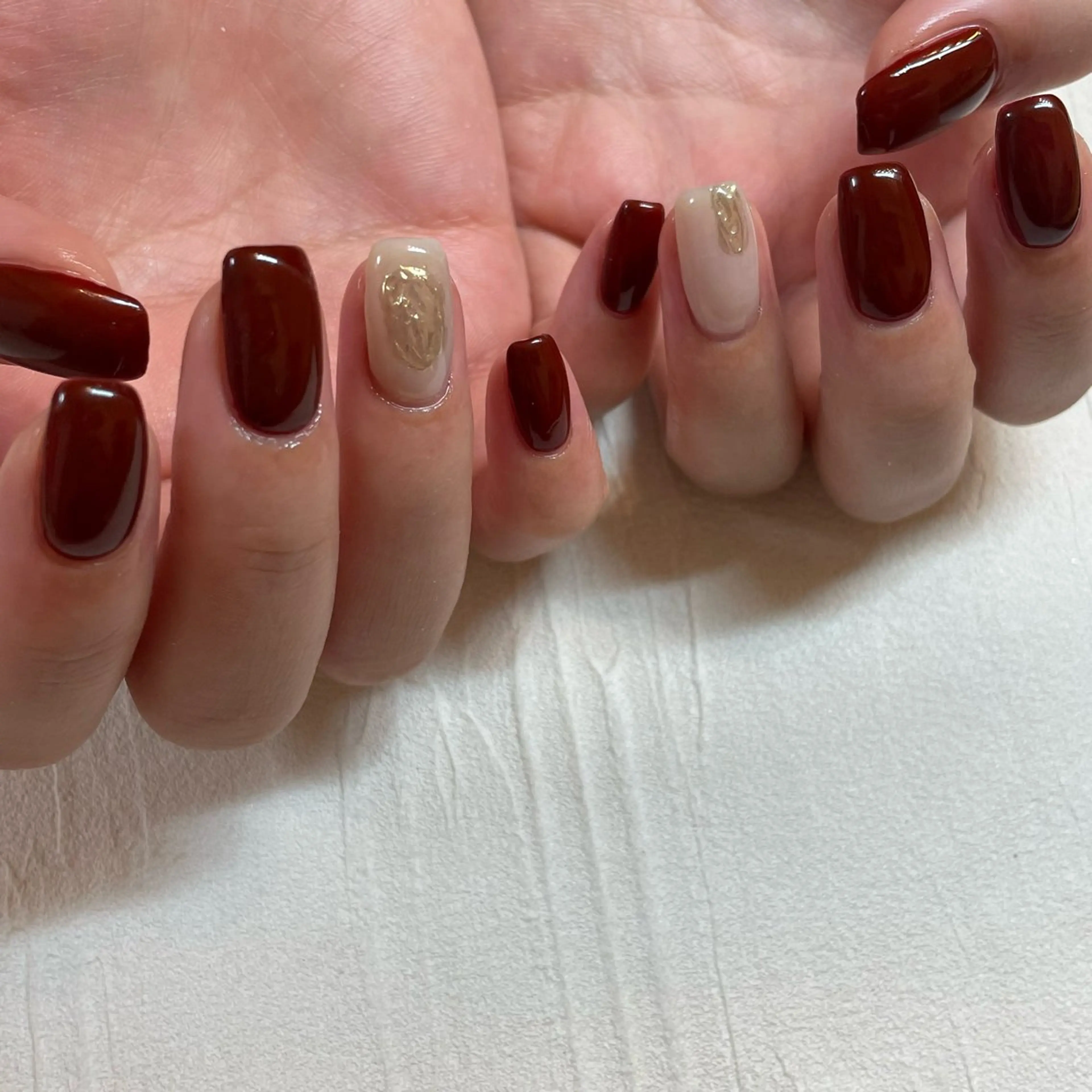 ネイル ハンドネイル カメレオン京橋🌻 草葉由佳のネイルデザイン