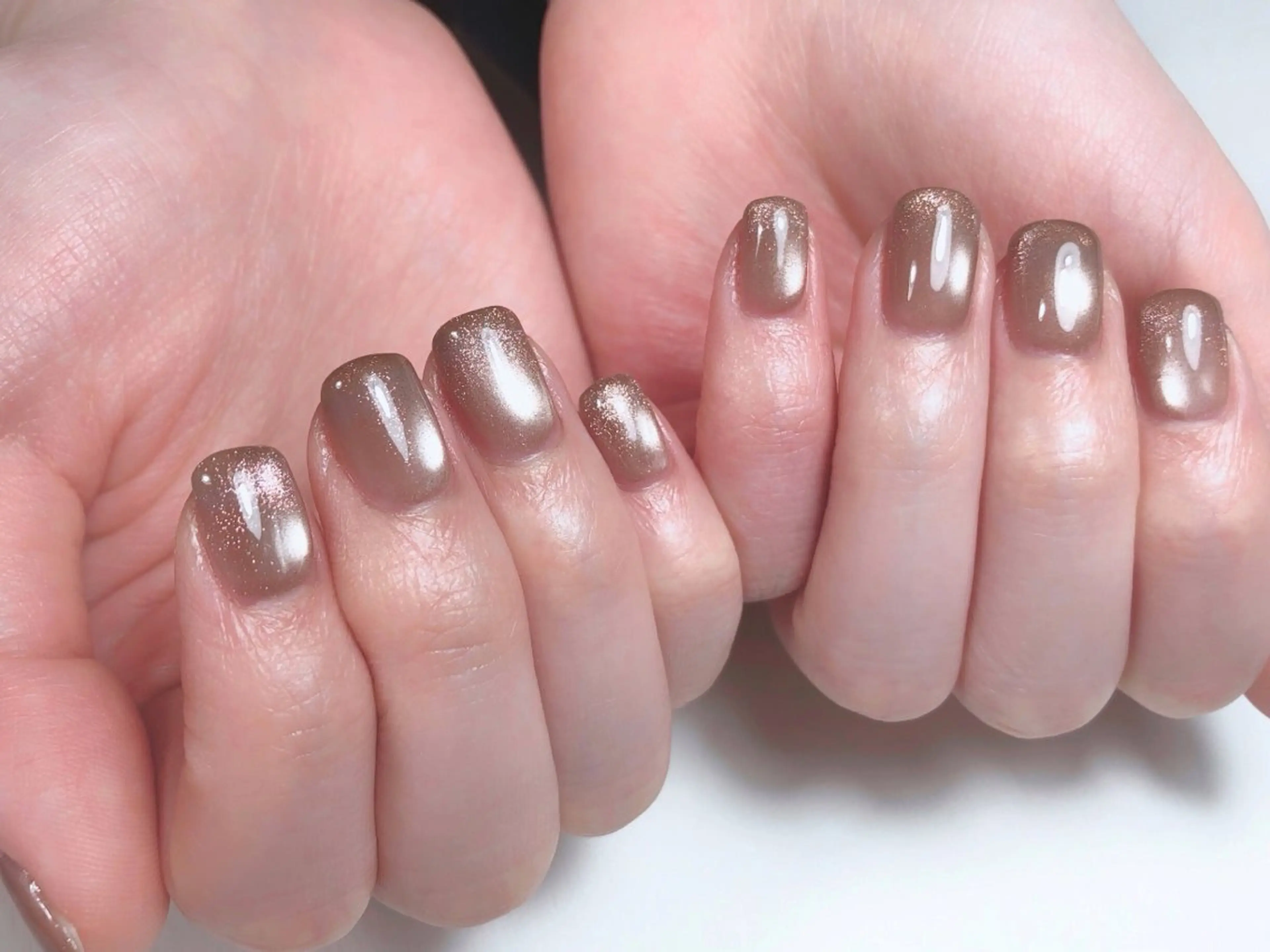 ネイル クリアネイル ジェルネイル グラデーション ハンドネイル atelier in bloomのネイルデザイン