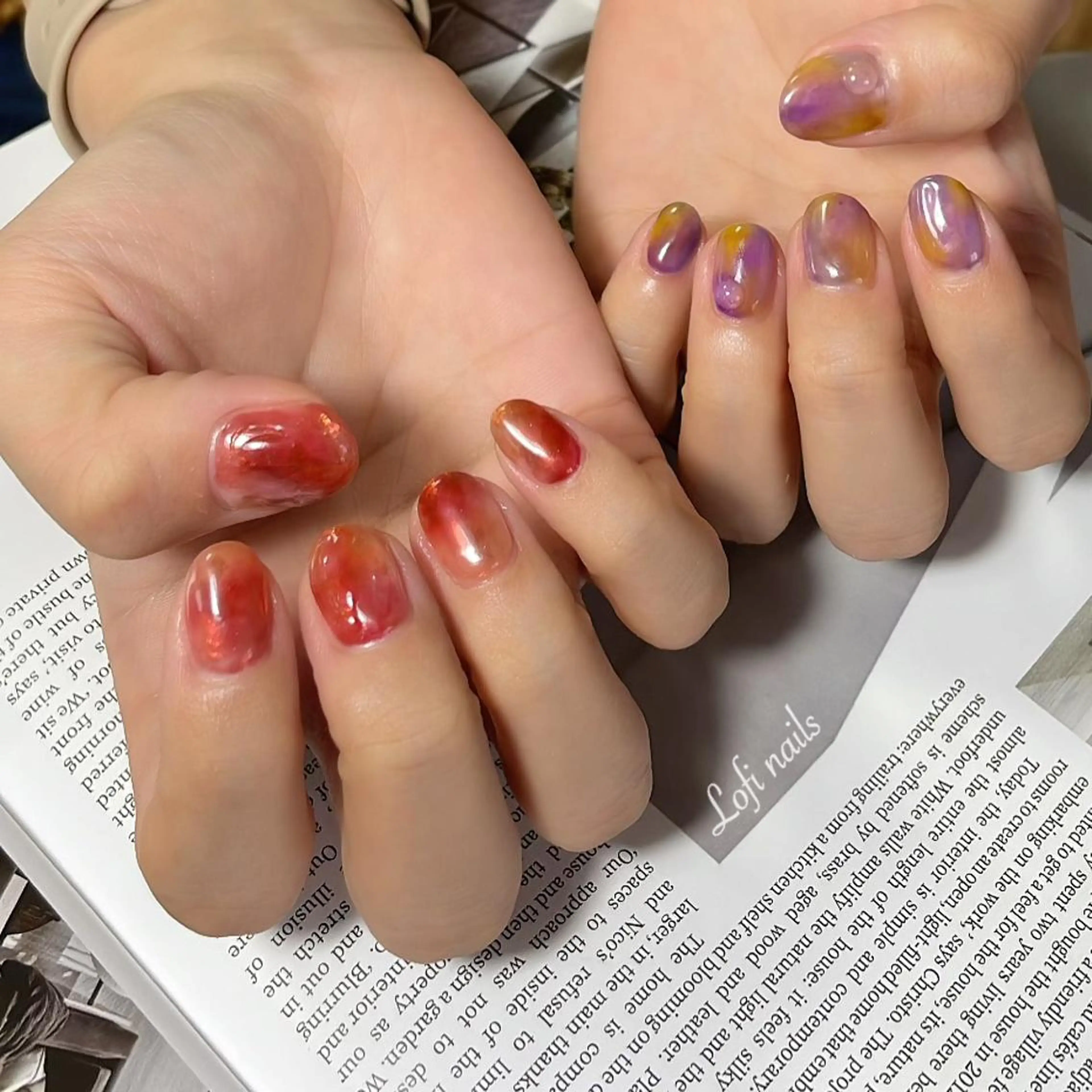 ショート ネイル Lofi nails ゆきこのネイルデザイン