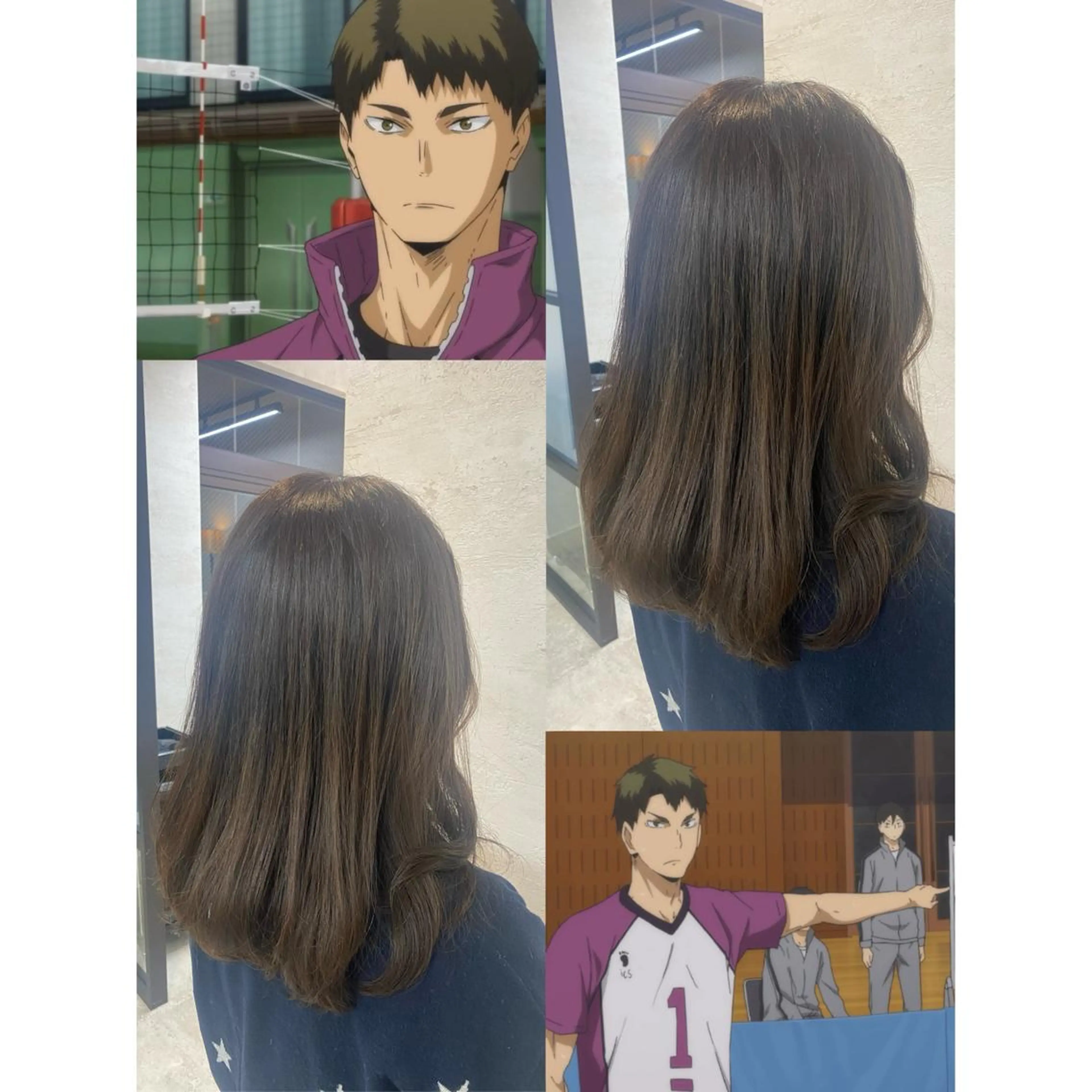 セミロング カラー 🍓小野 紗由美🍓のヘアスタイル