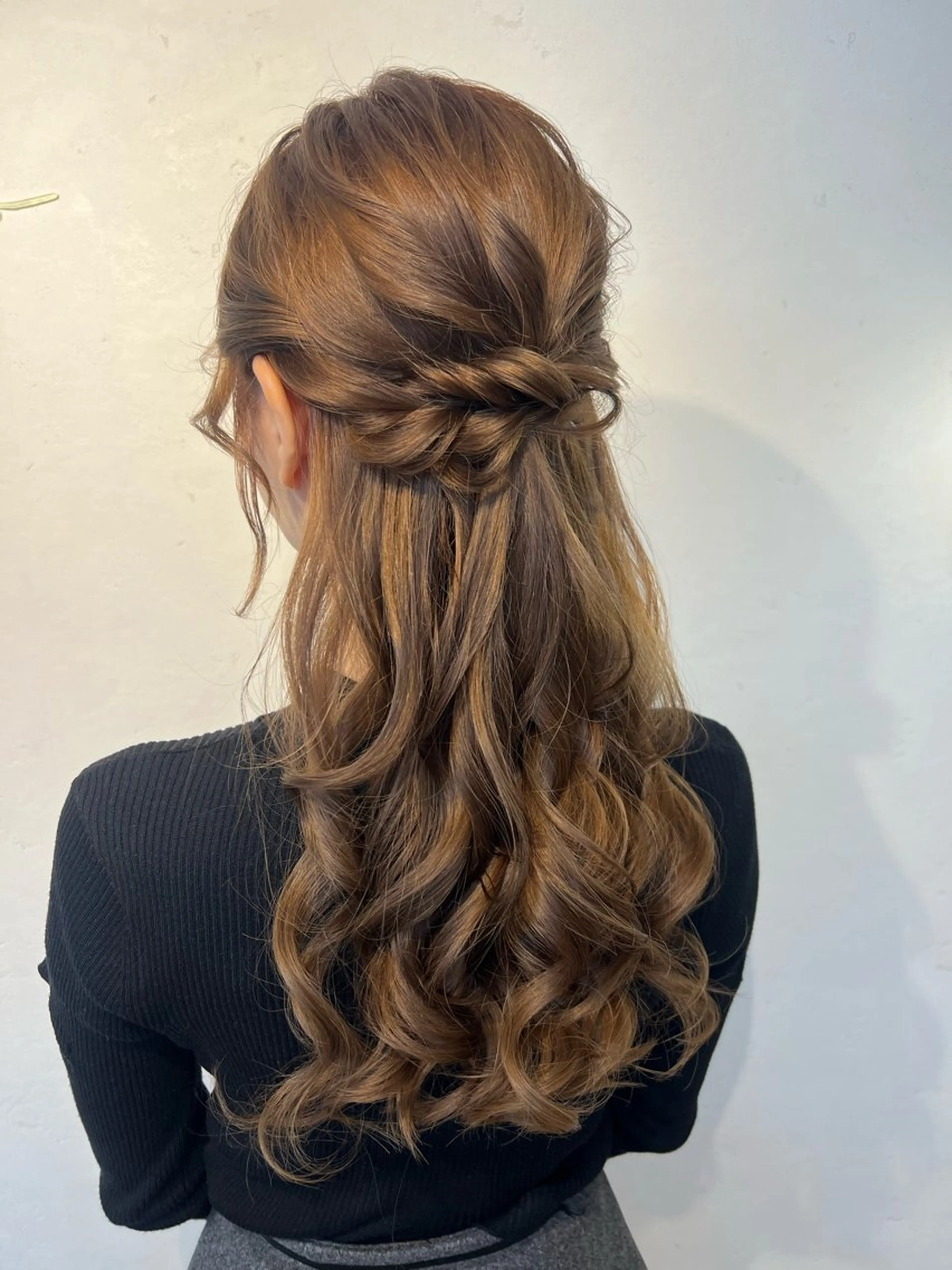 ヘアアレンジ ハーフアップ ヘアセット 大人可愛いヘアメイク 💋🧚‍♀️しずかのヘアスタイル