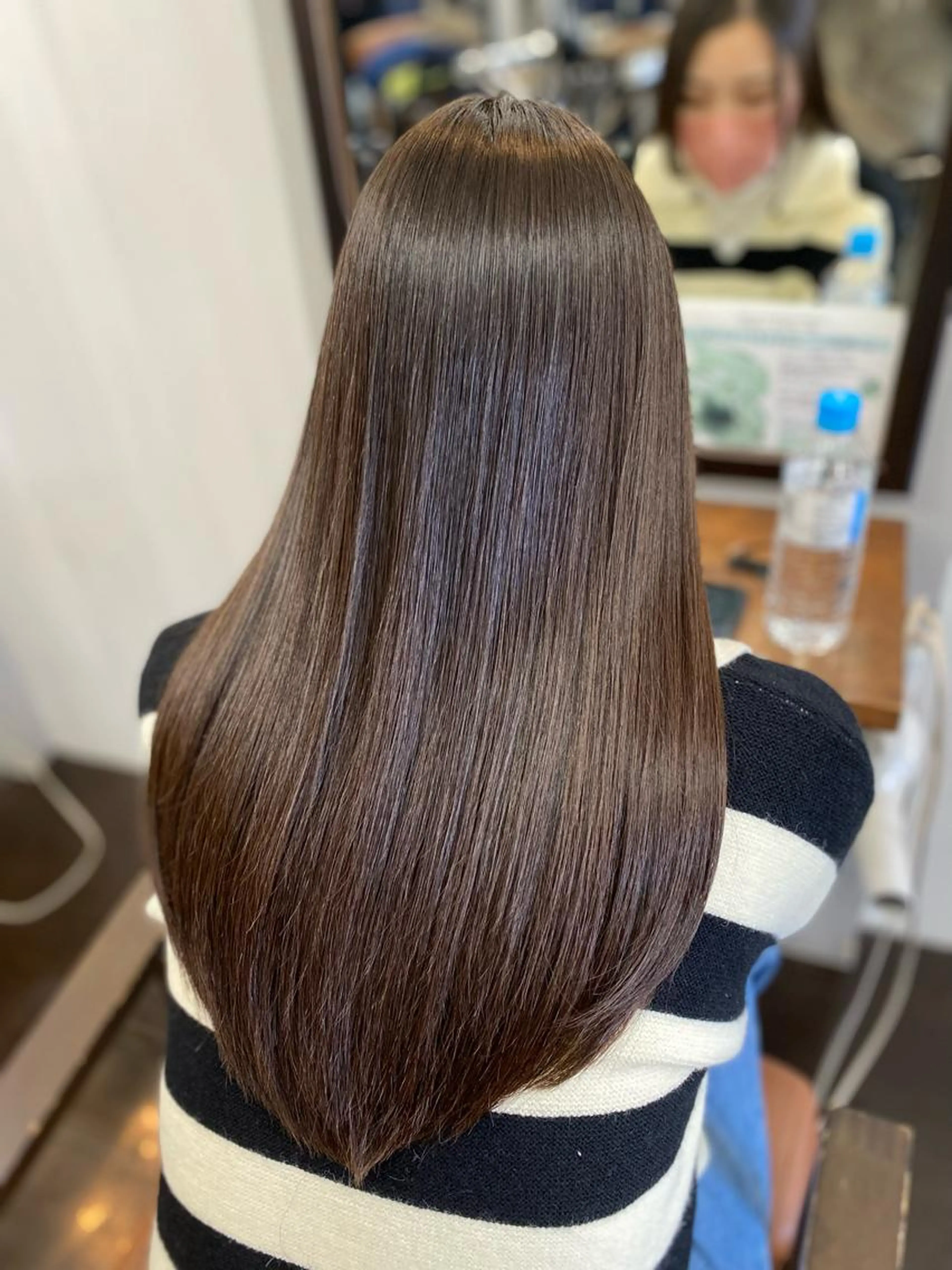 ☂️【湿気対策】🫧艶さらキープ🍀tokio縮毛矯正➕カットカラー➕指通りサラサラ仕上げ🌟の写真