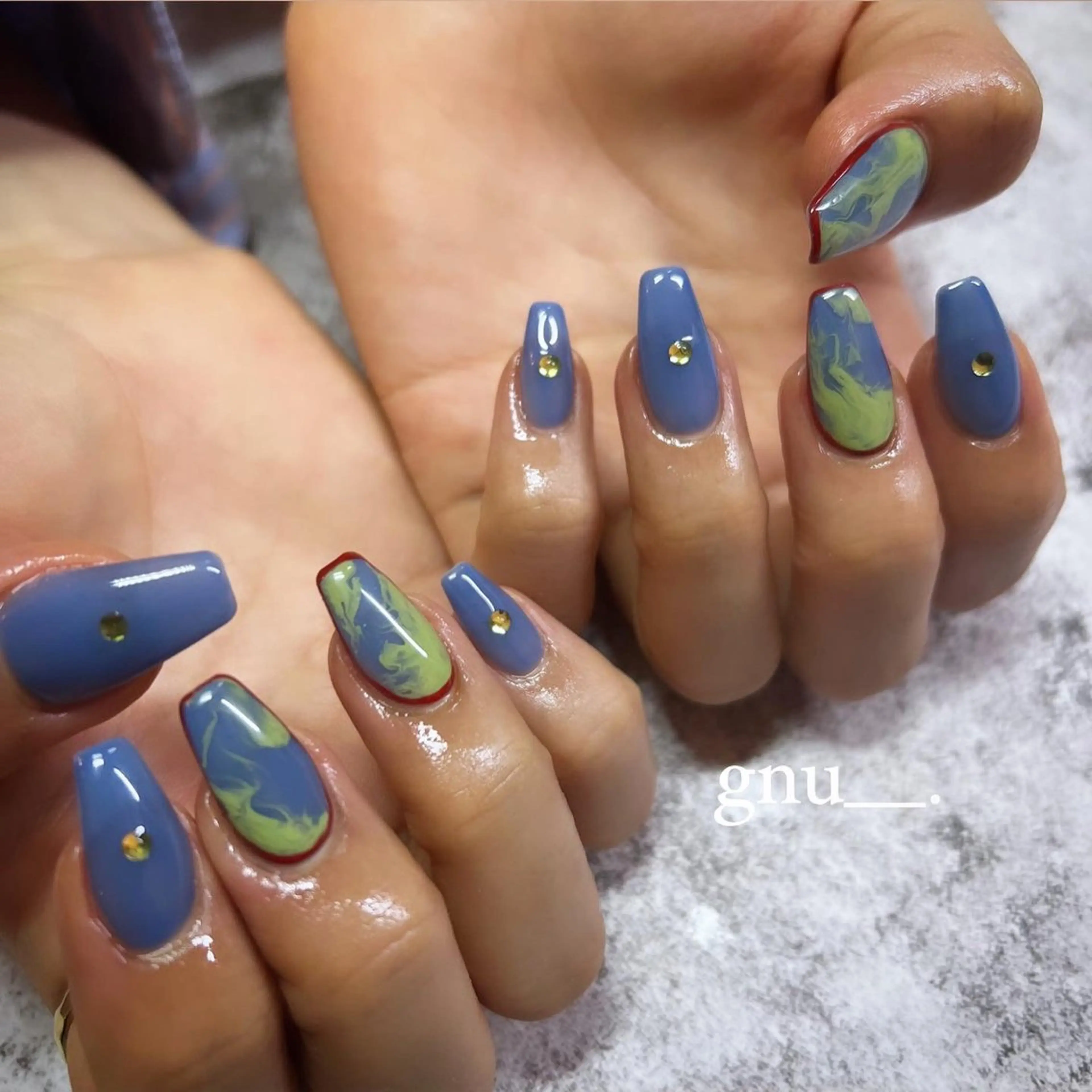 ネイル ニュアンスネイル ハンドネイル gnu__. nailのネイルデザイン