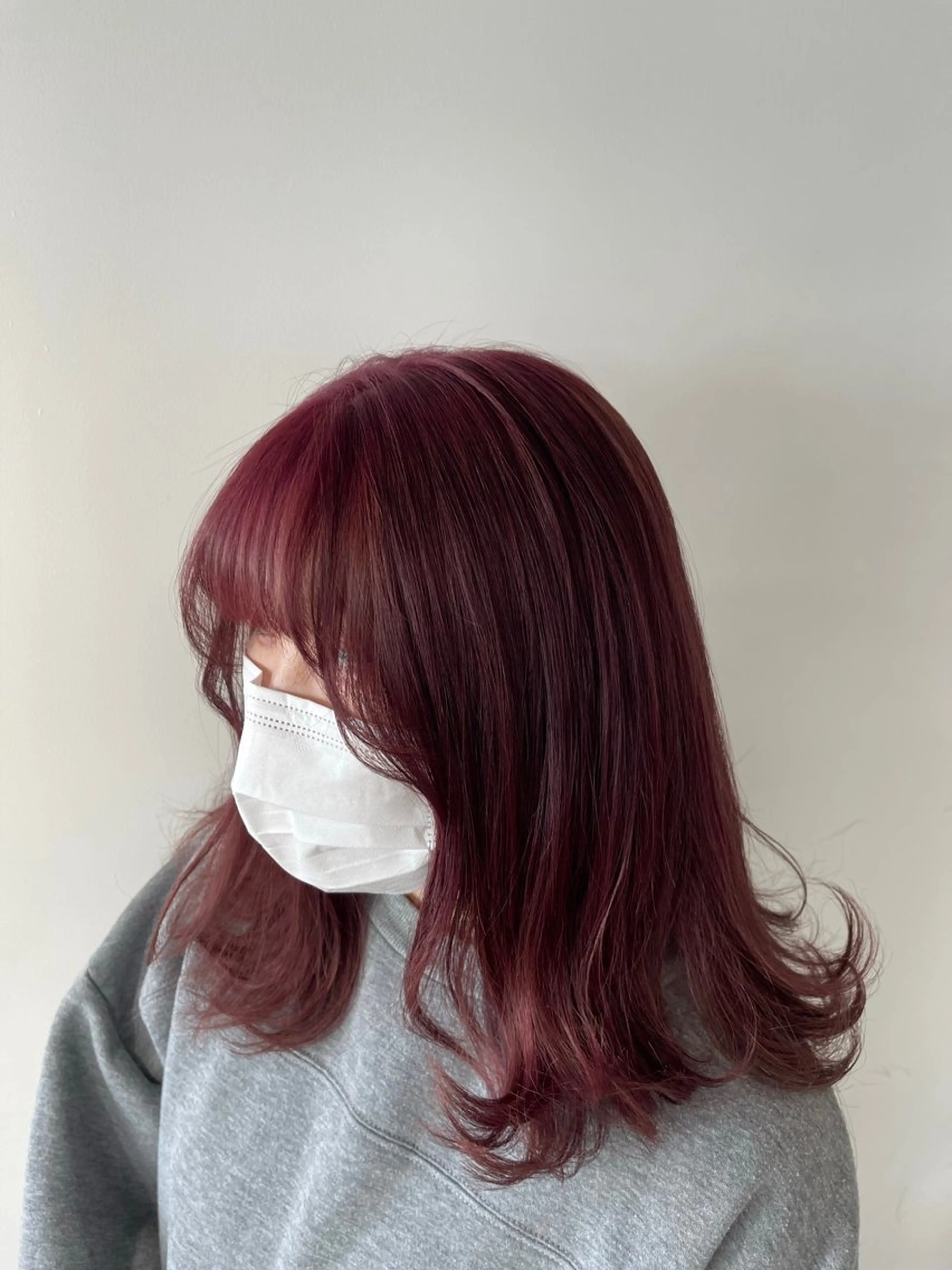 ミディアム ヘアカラー ボブ/レイヤー /河内温太のヘアスタイル