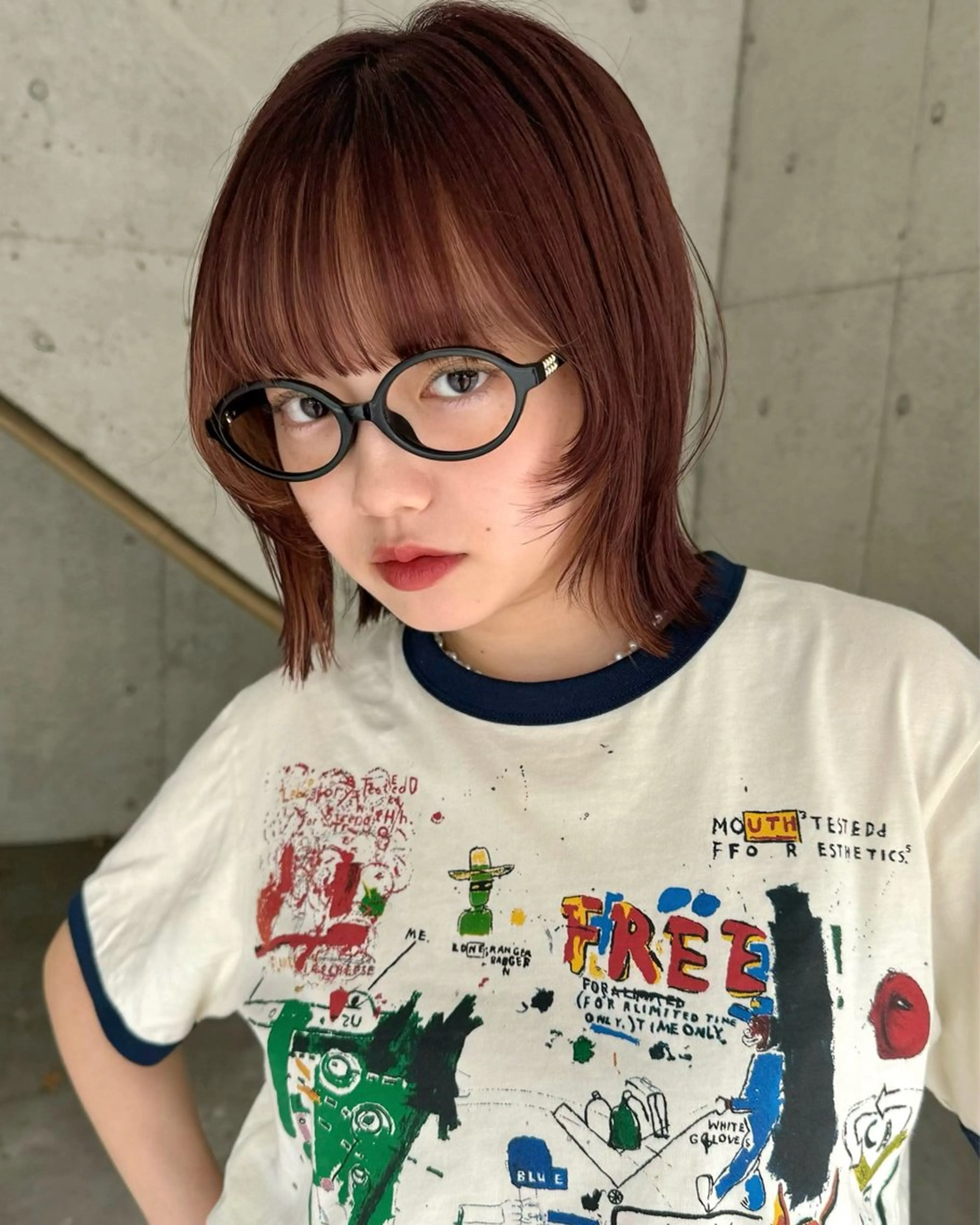 ショート カラー yuuka/ボブ/ダ ブルカラー/髪質改善のヘアスタイル