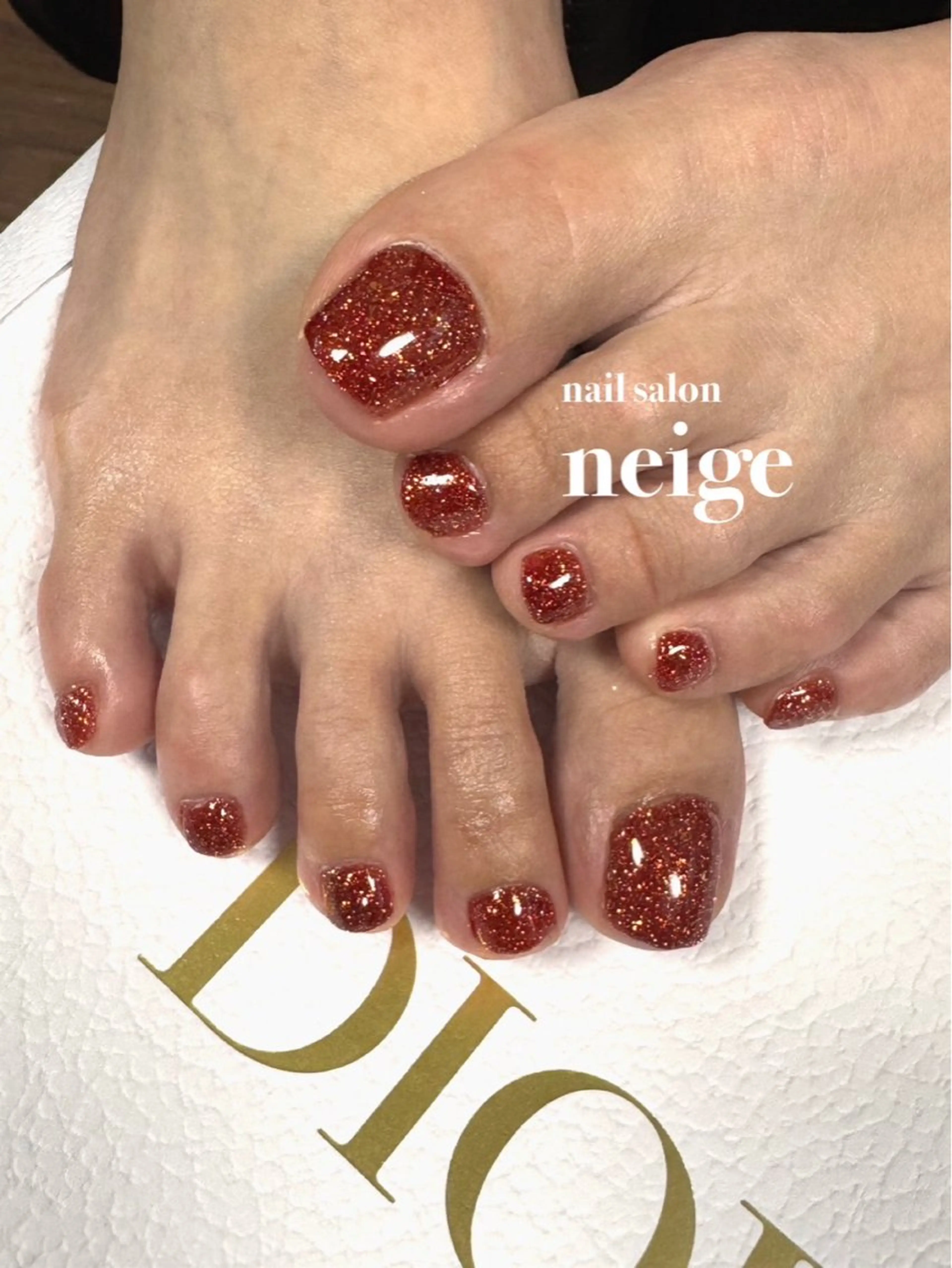 ネイル ワンカラーネイル nail salon　neige所属・向井 唯紀世のネイルデザイン