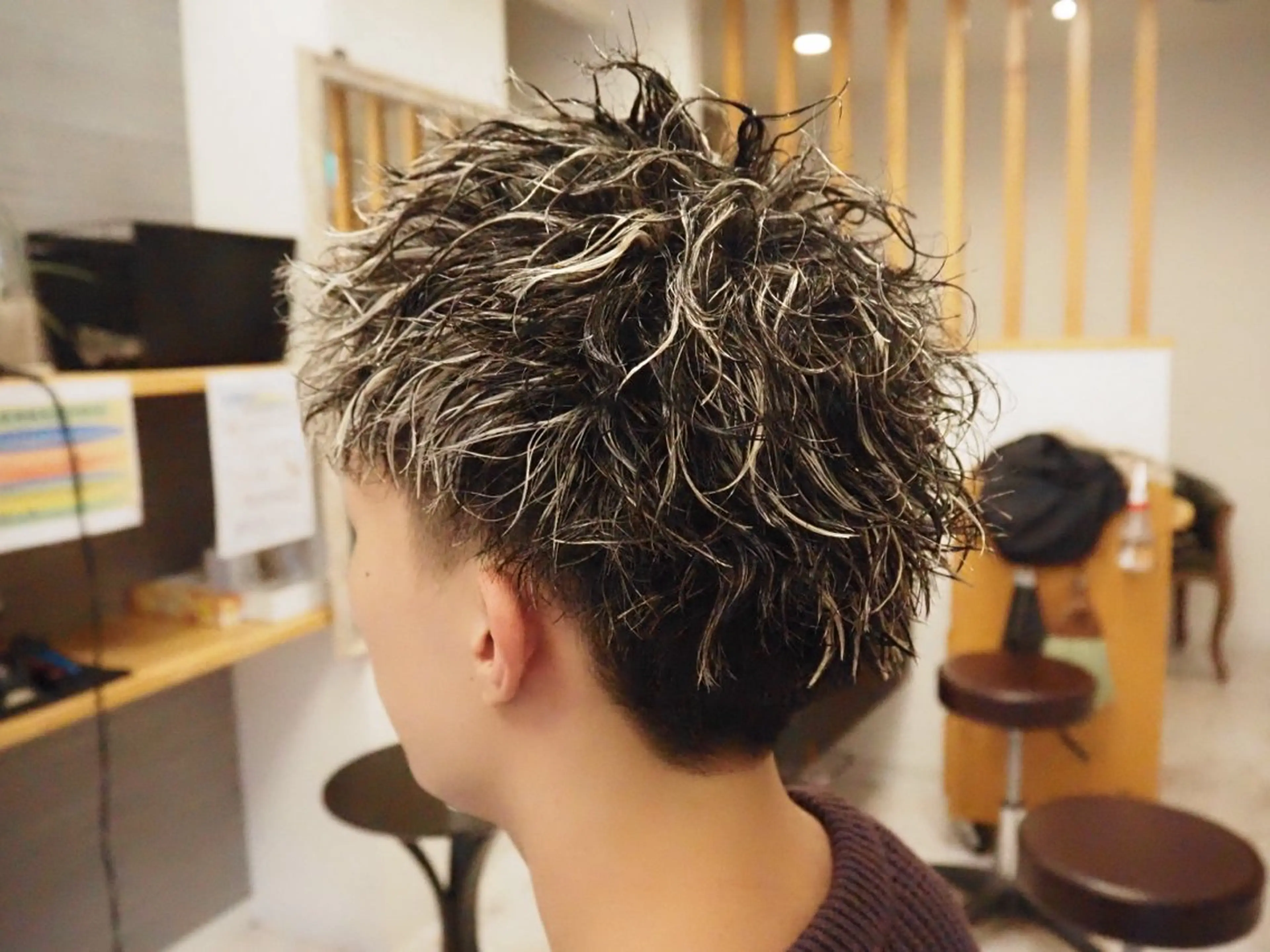 パーマ メンズ カット ヘアカラー パーマ メンズ特化/パーマ/ フェードWATARUのヘアスタイル