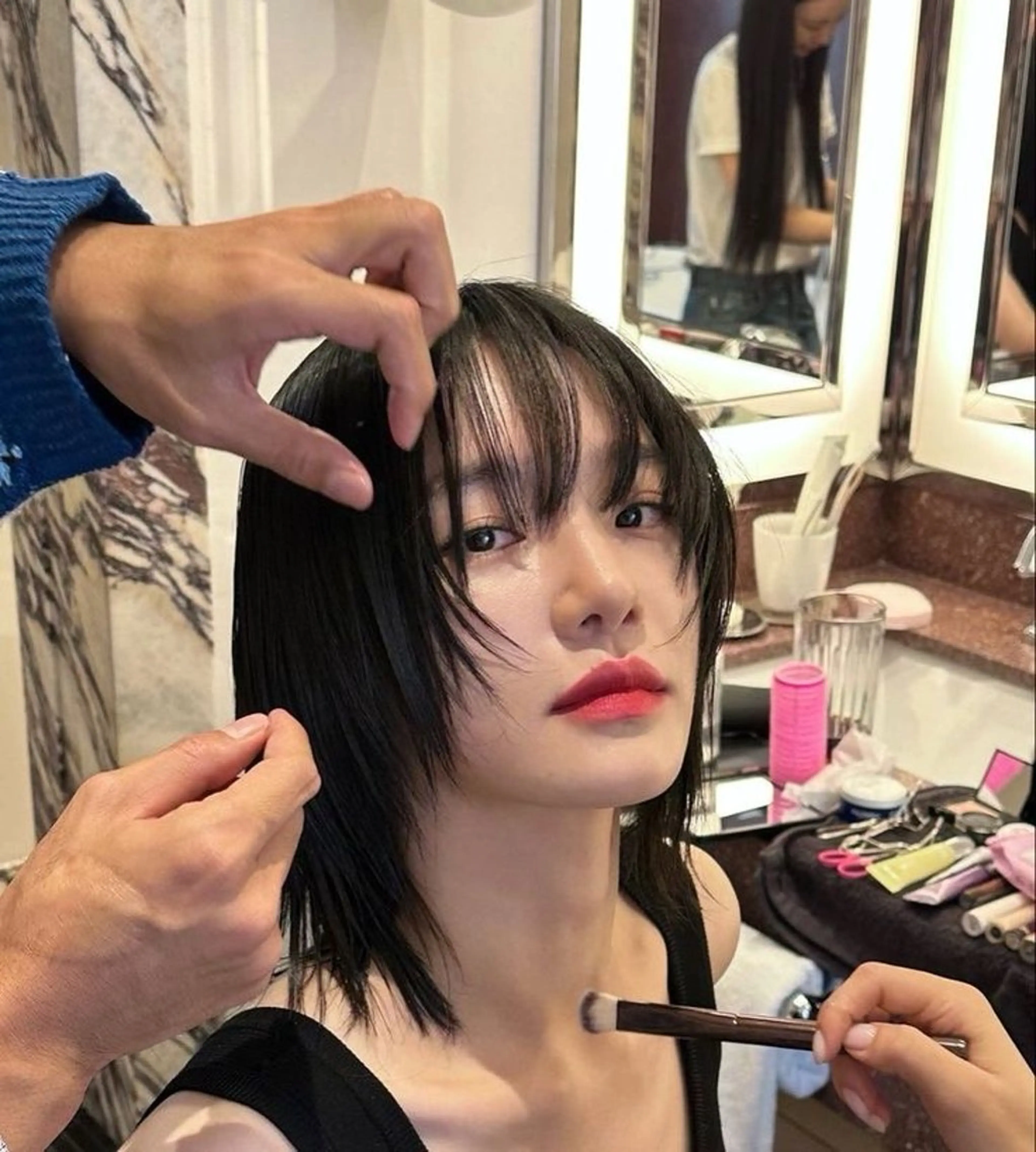 ミディアム カット ROCCOeast Rukaのヘアスタイル