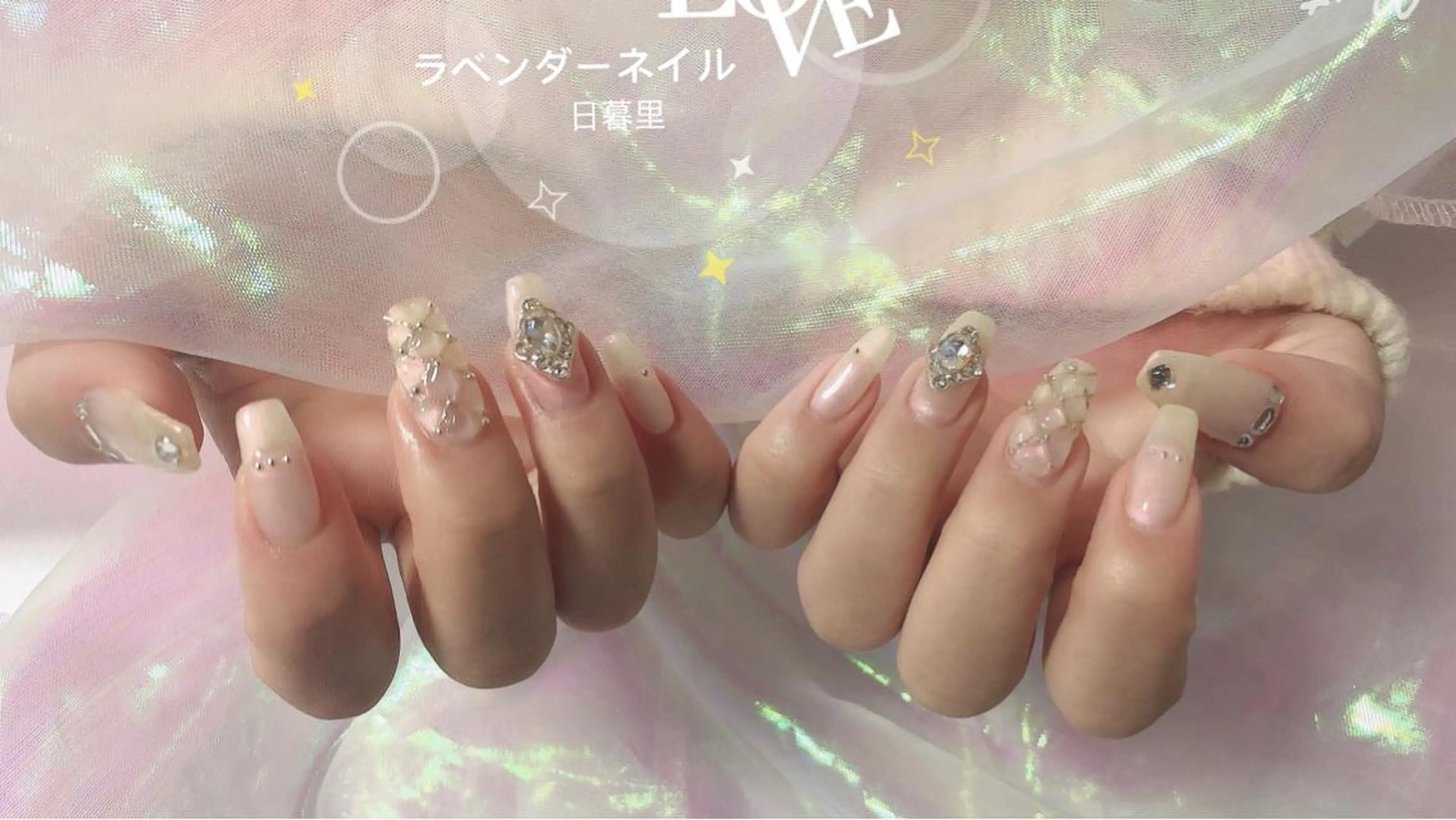 ネイル ラベンダー💖日暮里 ルル💖ネイルのネイルデザイン