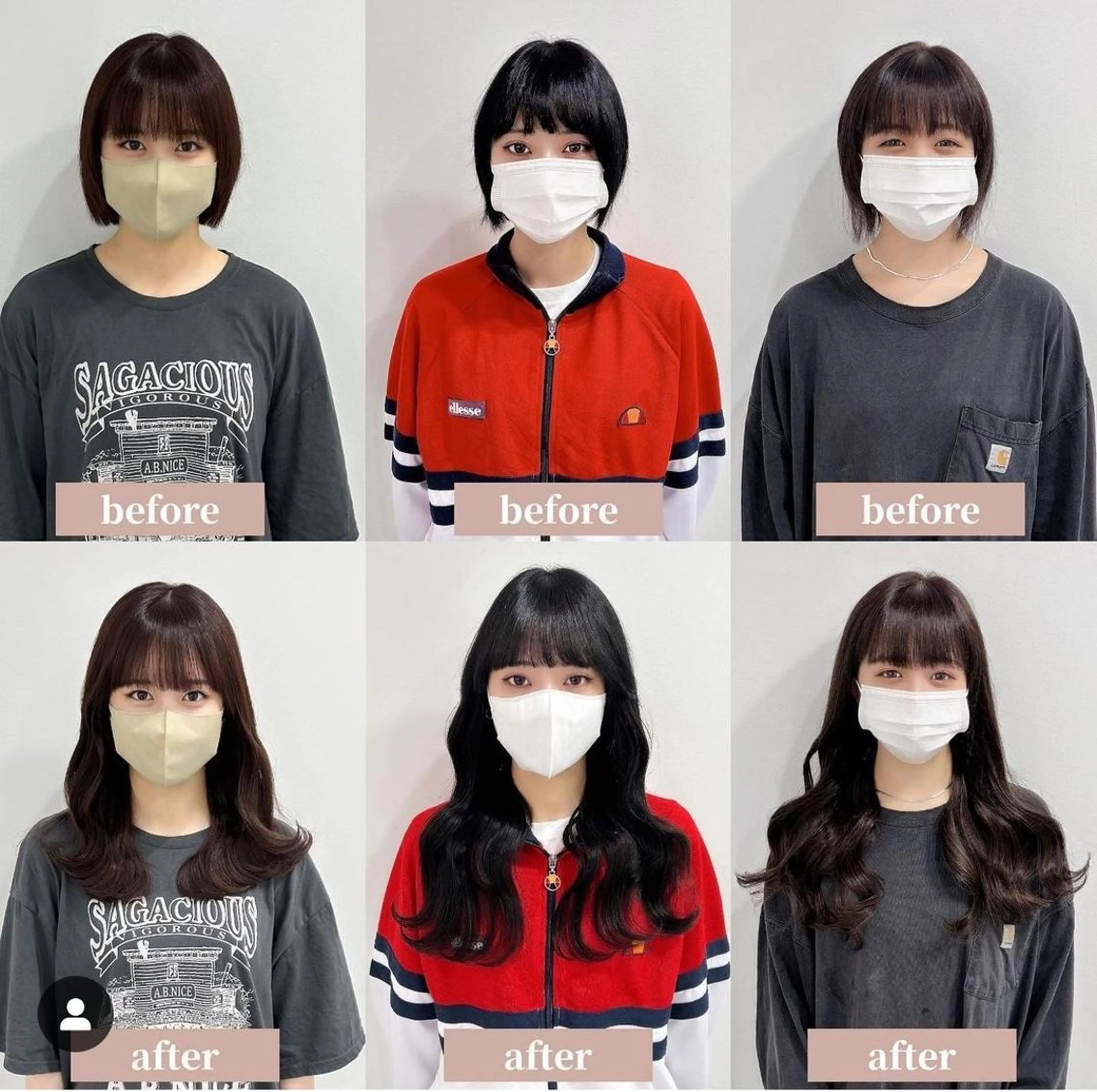 セミロング カラーとエクステ 🌟エクステのヘアスタイル