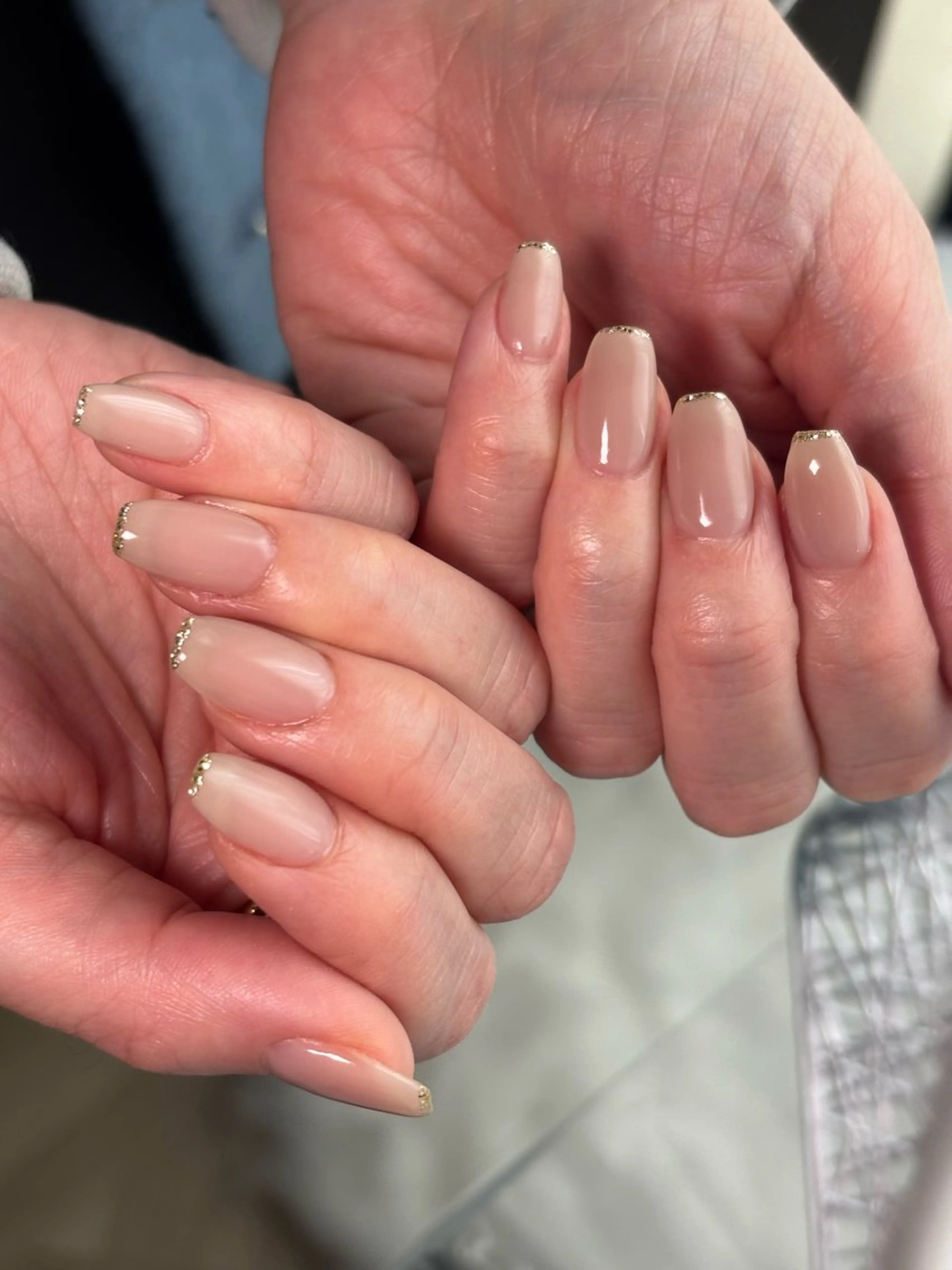 ネイル ラメ(グリッター) ハンドネイル .8 HAREのネイルデザイン