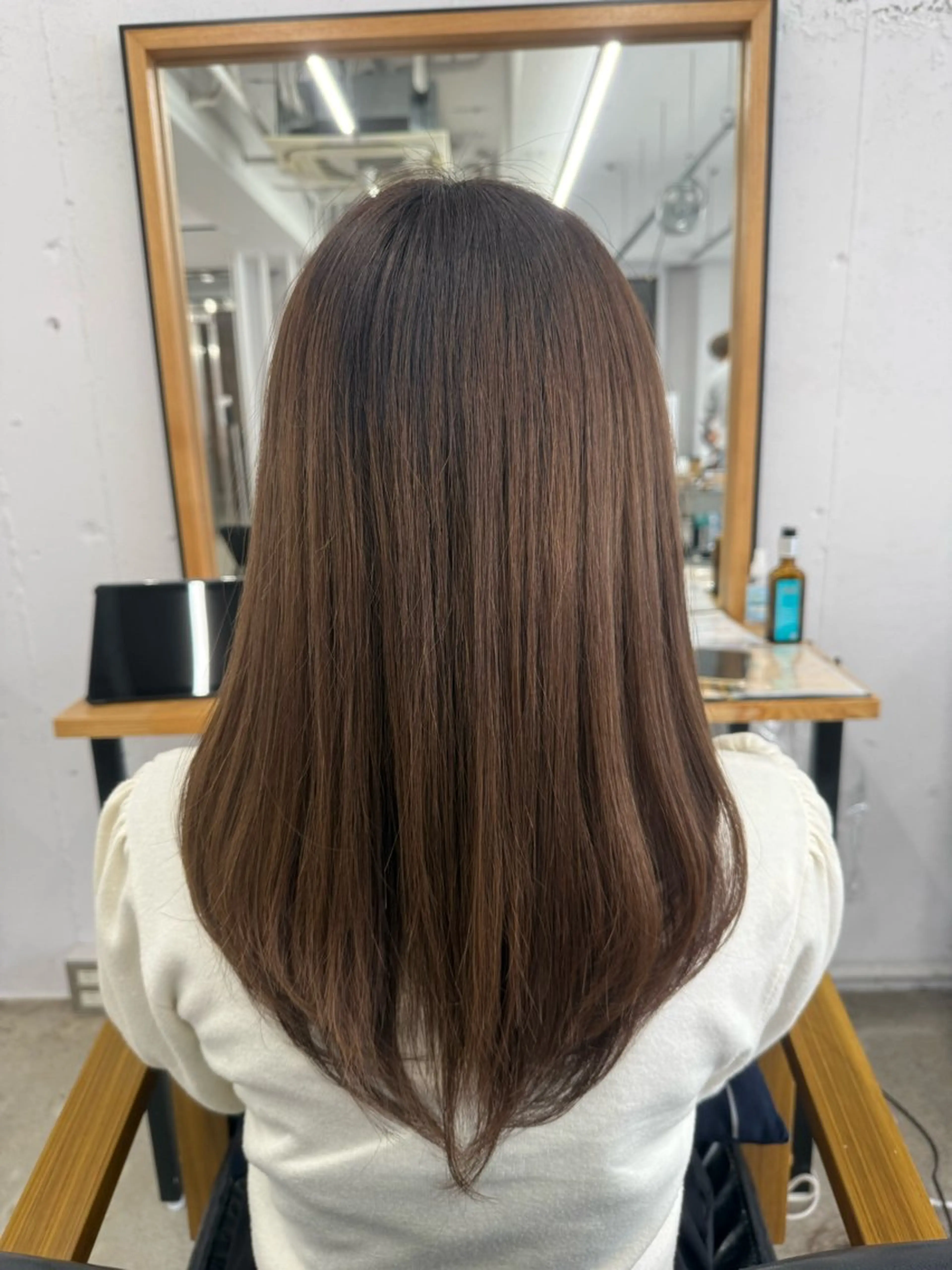 ロング レイヤーカット 野嶽 絵美のヘアスタイル