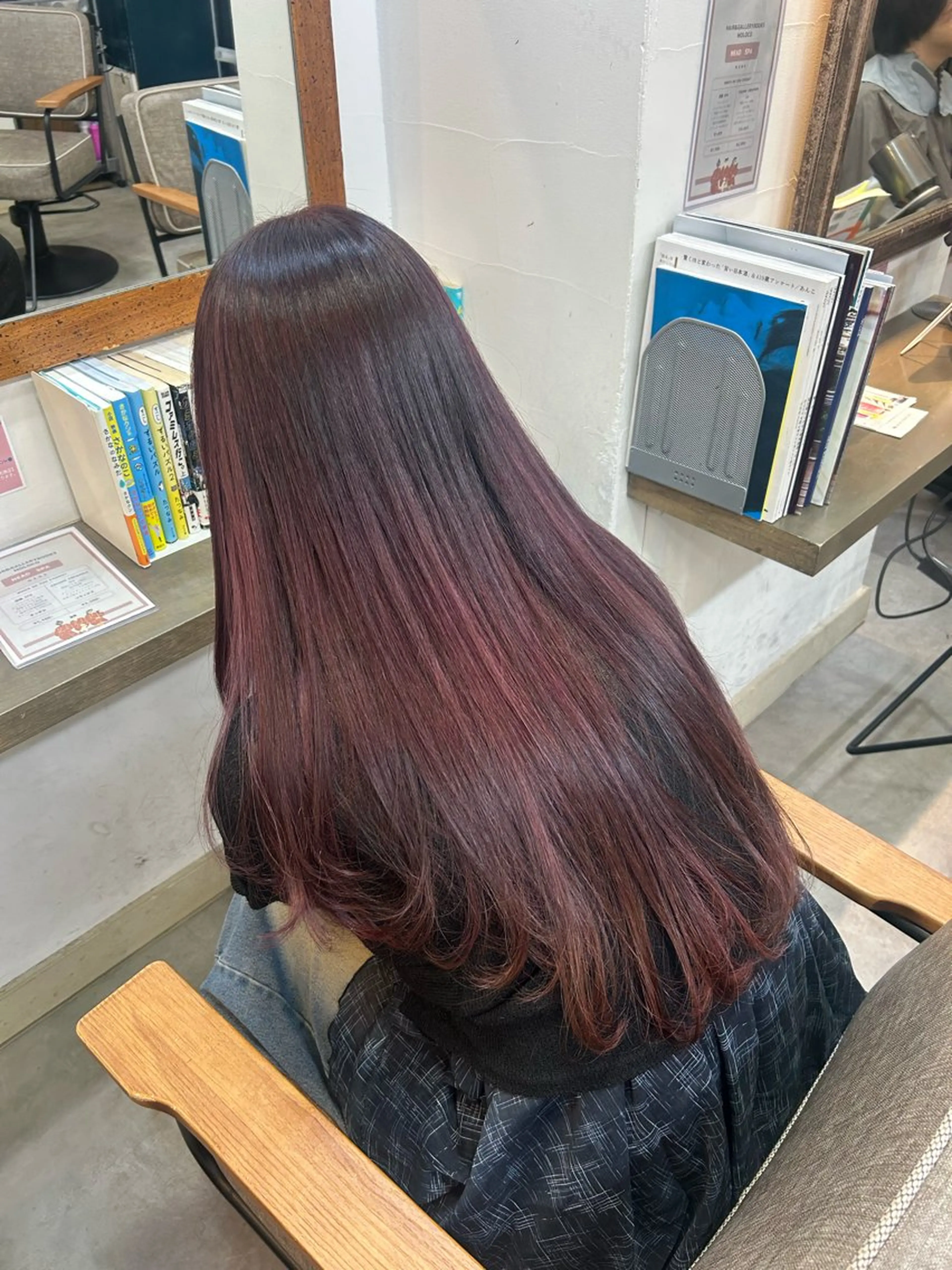 ロング ピンクブラウン 🌱メンズカット募集 中🌱ナノコのヘアスタイル