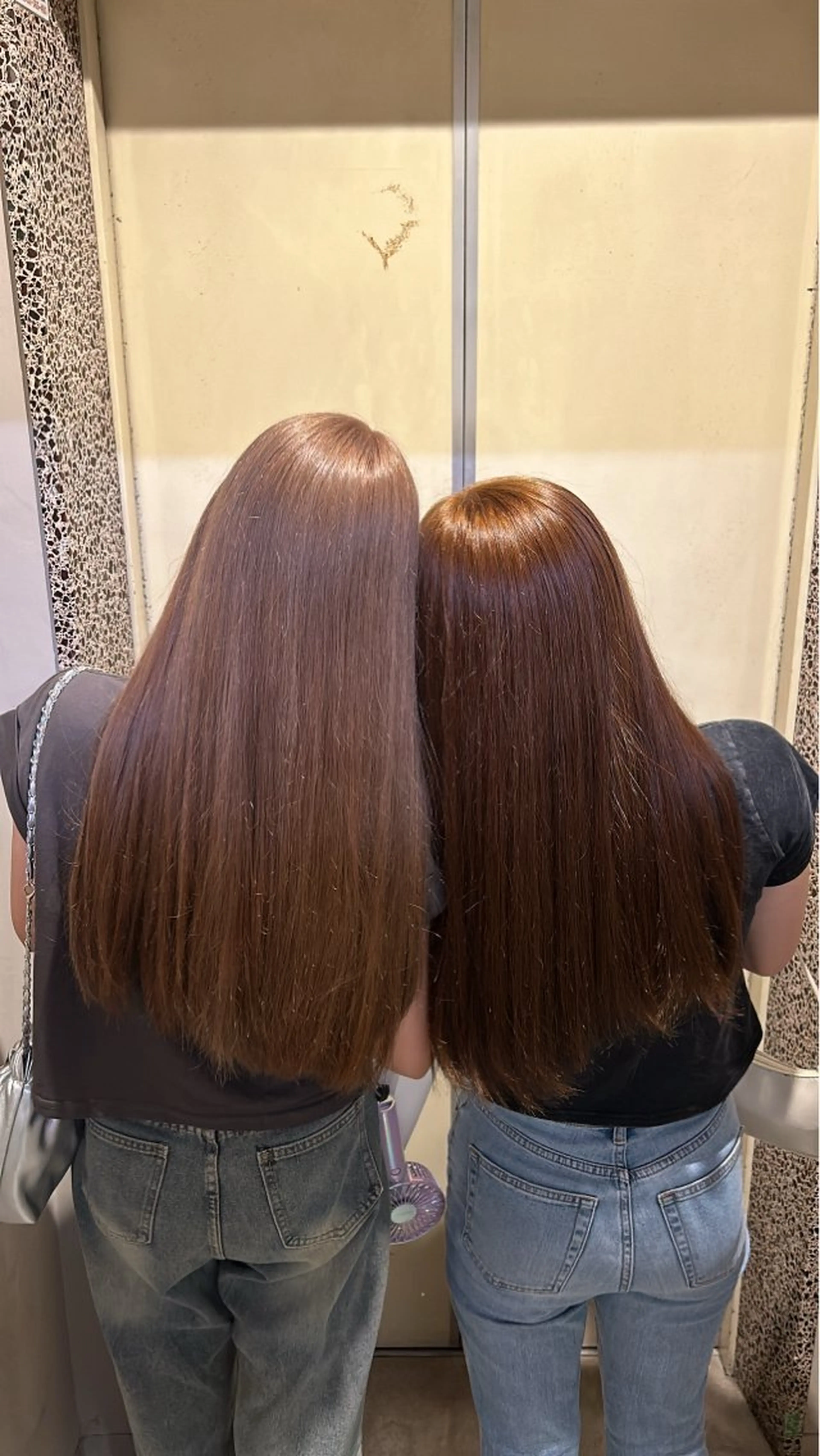 カラー ヘアカラー トリートメント 透明感ベージュ🤎 ナチュラルレイヤーのヘアスタイル