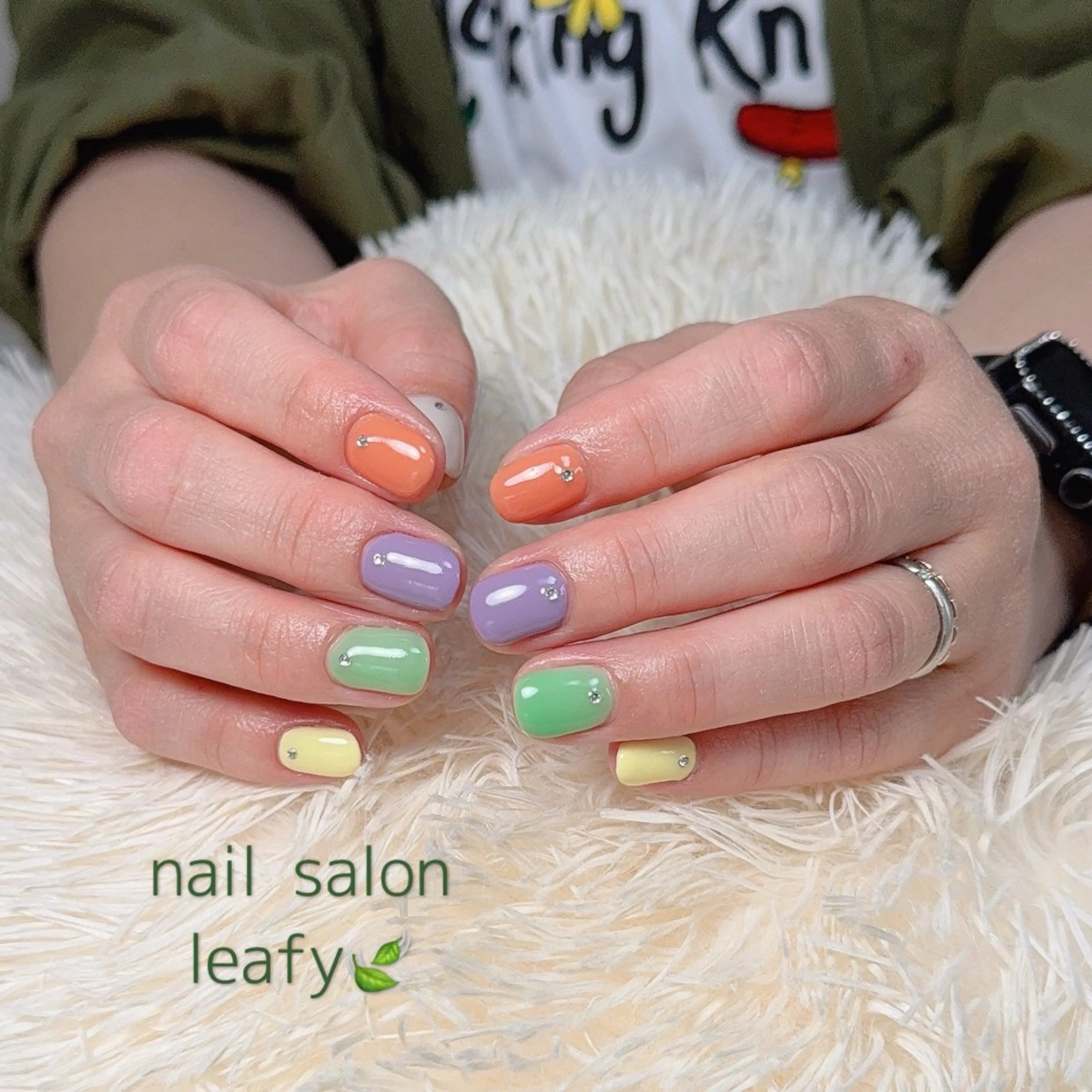 ネイル ハンドネイル ネイルサロン leafyのネイルデザイン