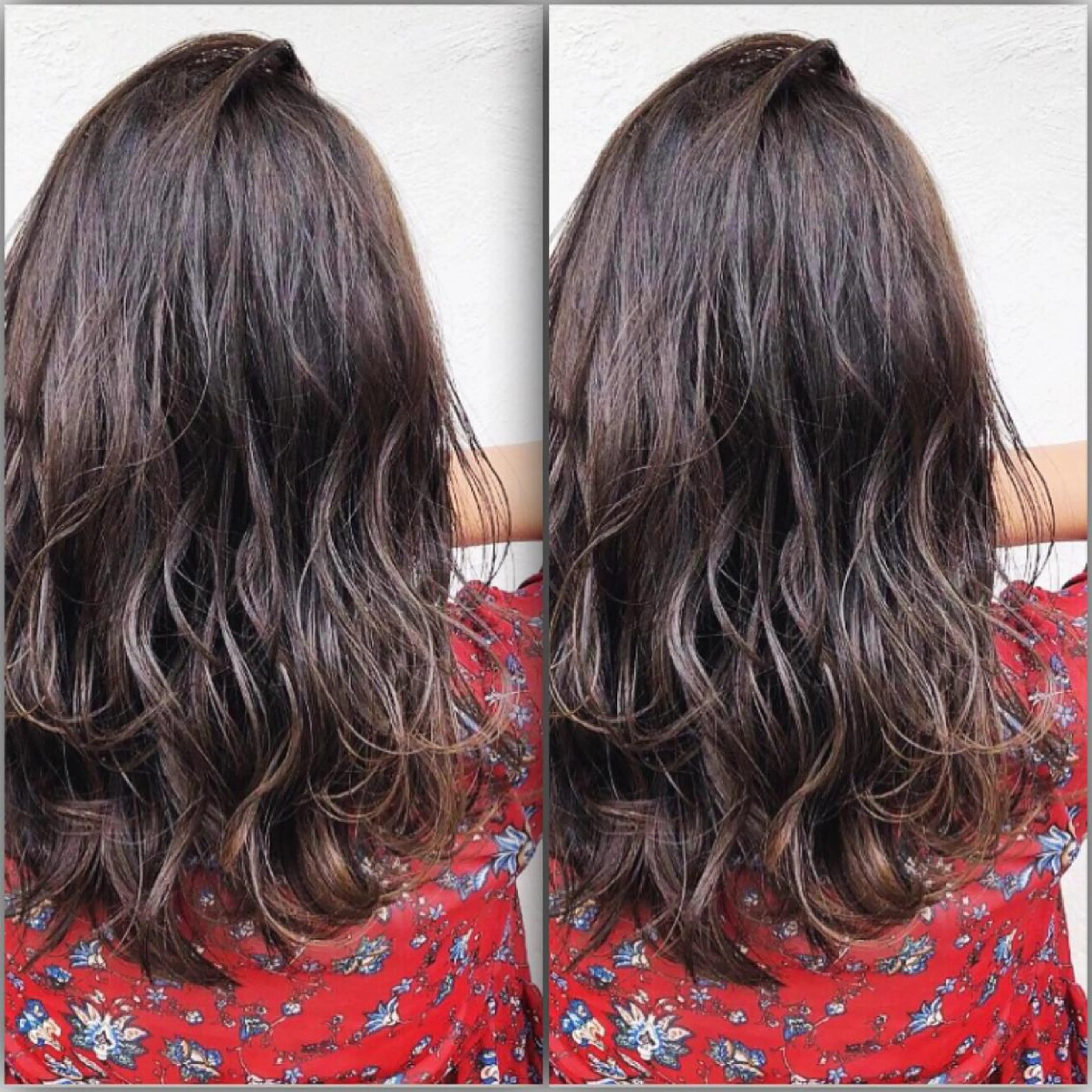 セミロング カット ヘアカラー トリートメント トップスタイリスト 江口 稜亮のヘアスタイル