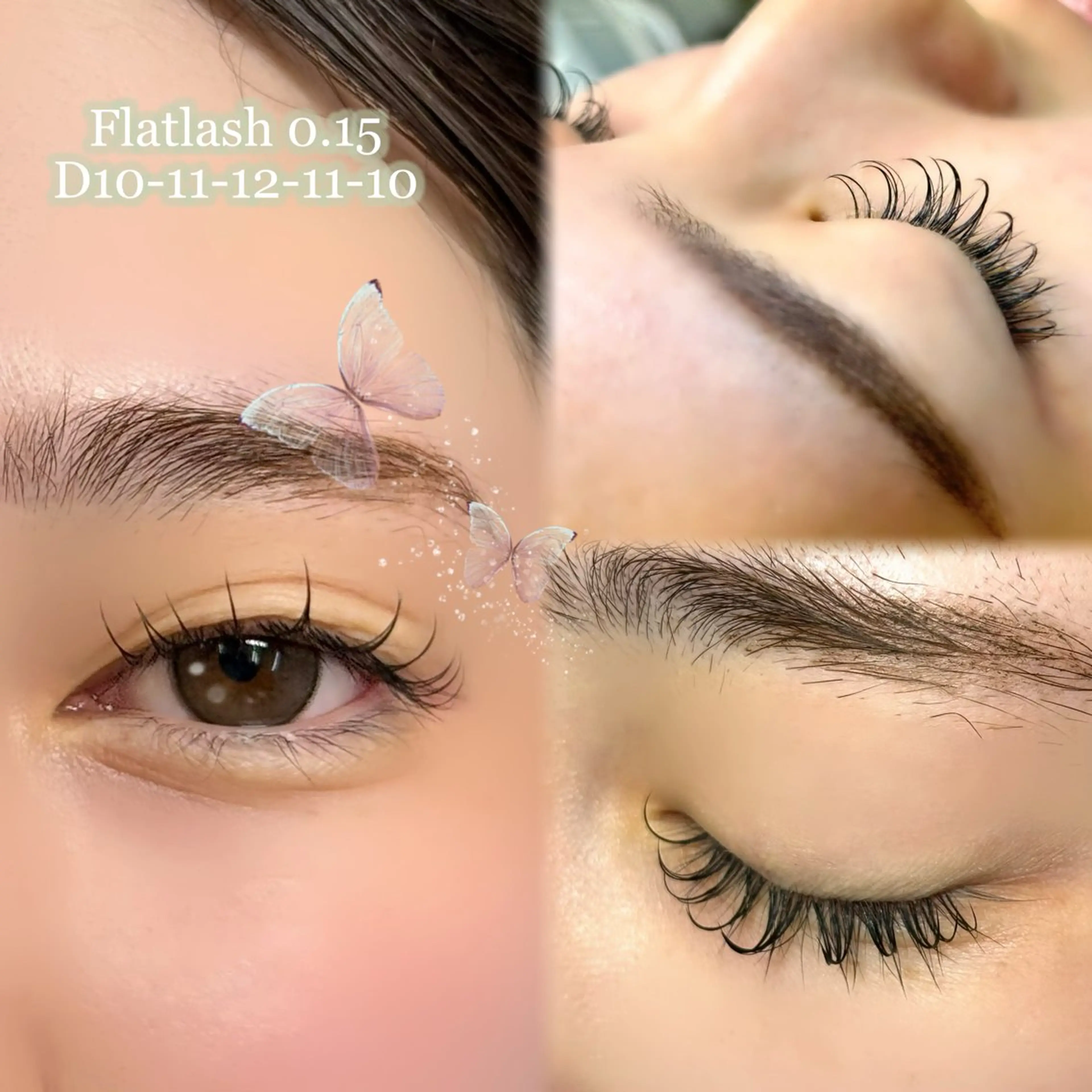 マツエク・マツパ 束感まつ毛 フラットラッシュ Eyes Cream SAYAのマツエク・マツパデザイン