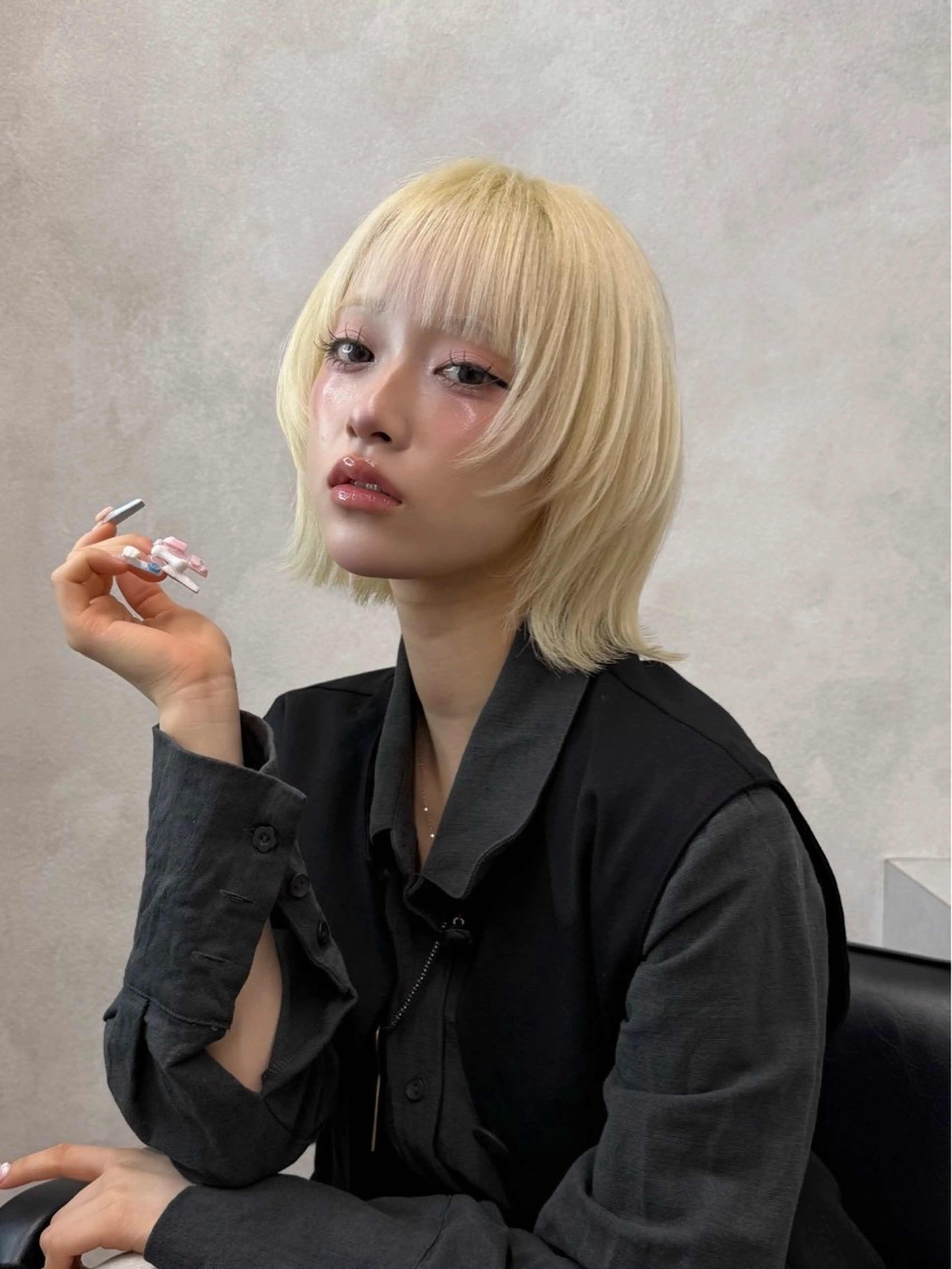 ショート ボブレイヤー ボブ レイヤーカット 艶髪カラー特化🧁 RIOのヘアスタイル