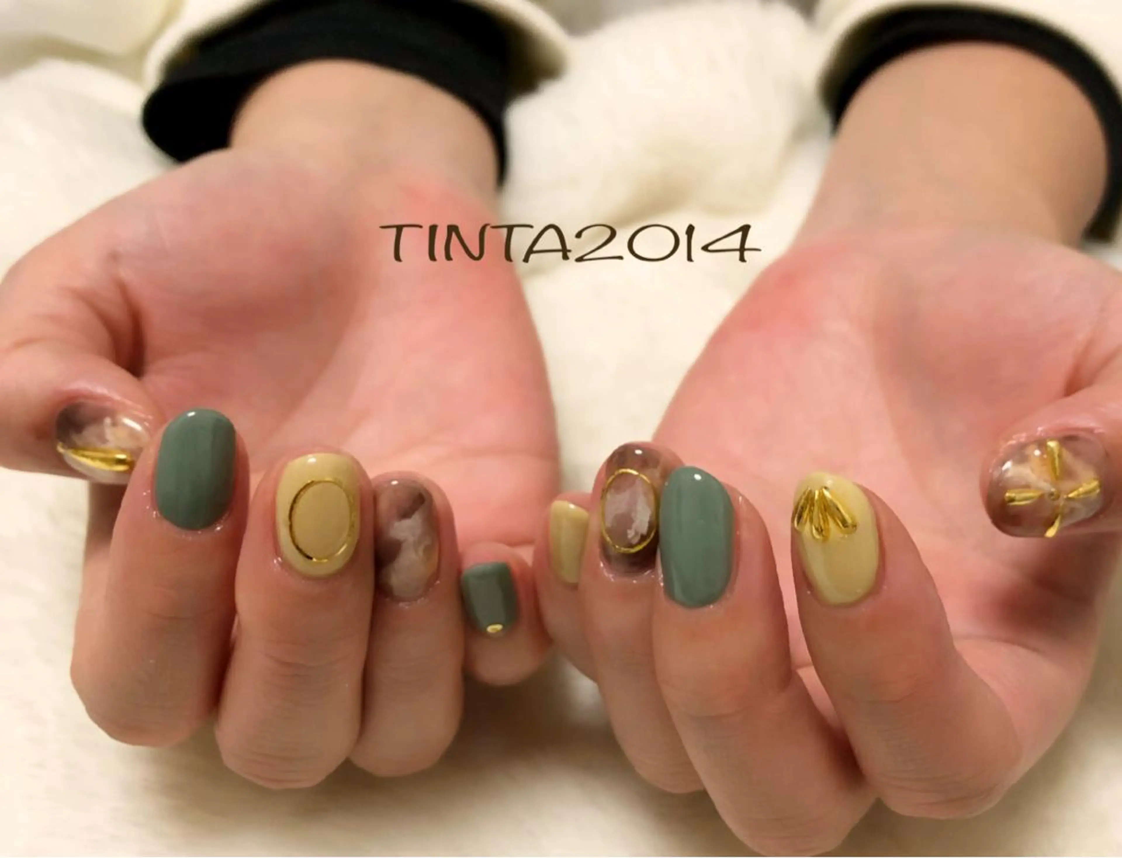 ネイル 冬ネイル ネイルサロン ティンタ所属・馬場 典子のネイルデザイン