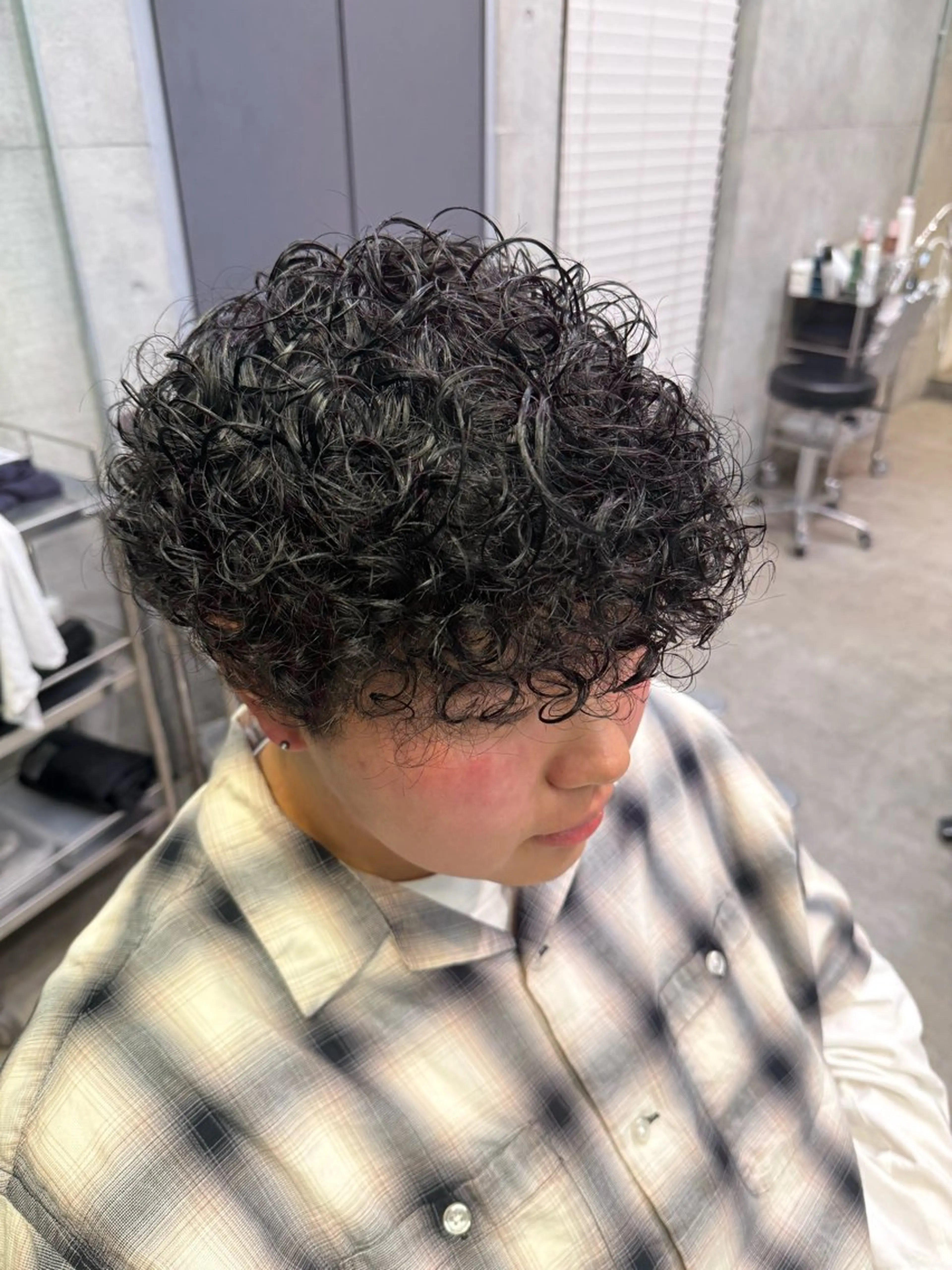 カラー パーマ メンズ パーマ 🫧縮毛矯正🫧 艶髪/島田晃太郎のヘアスタイル