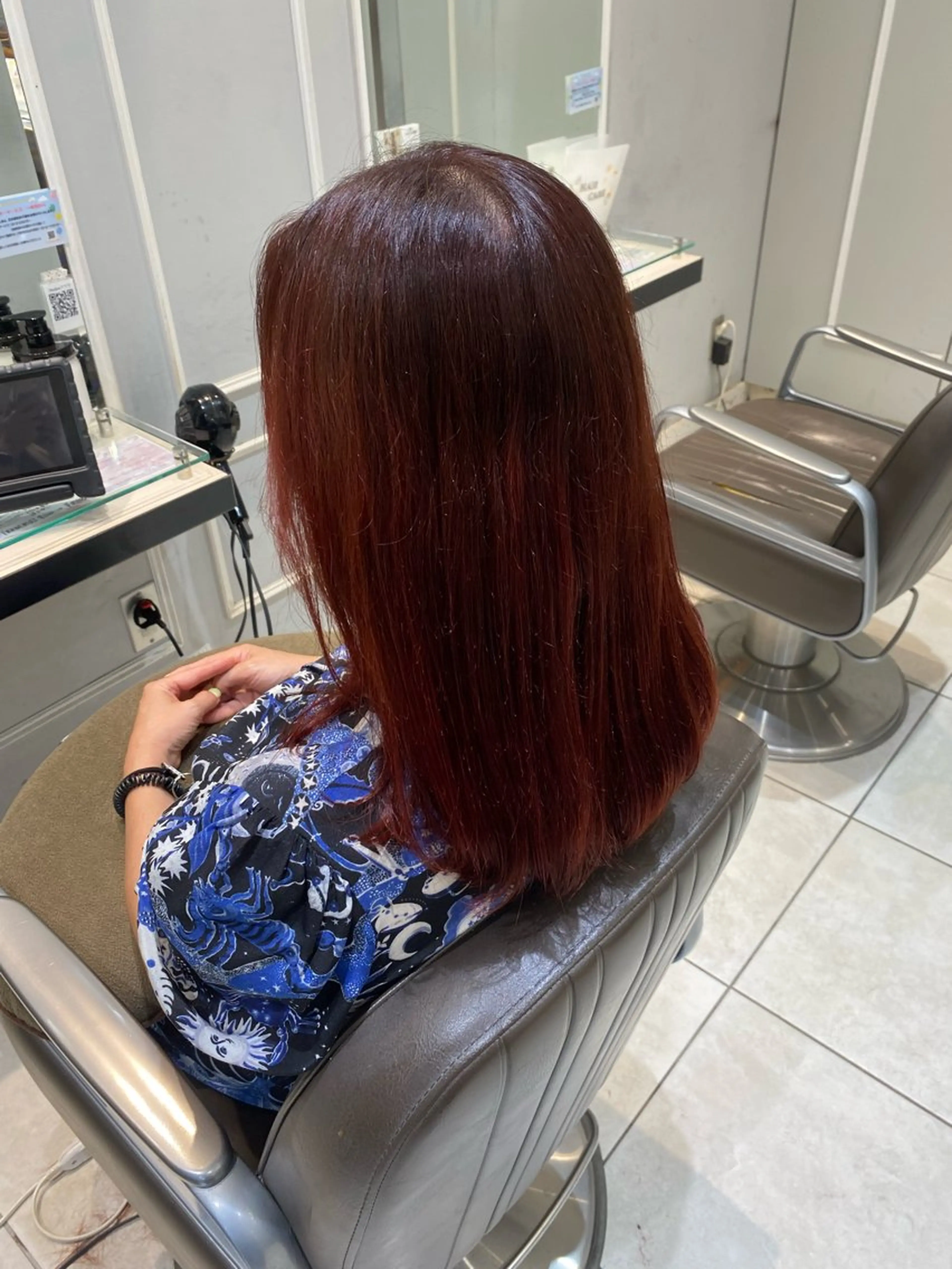 ミディアム カット ヘアカラー 韓国ヘア🍒渡辺 咲🍒のヘアスタイル