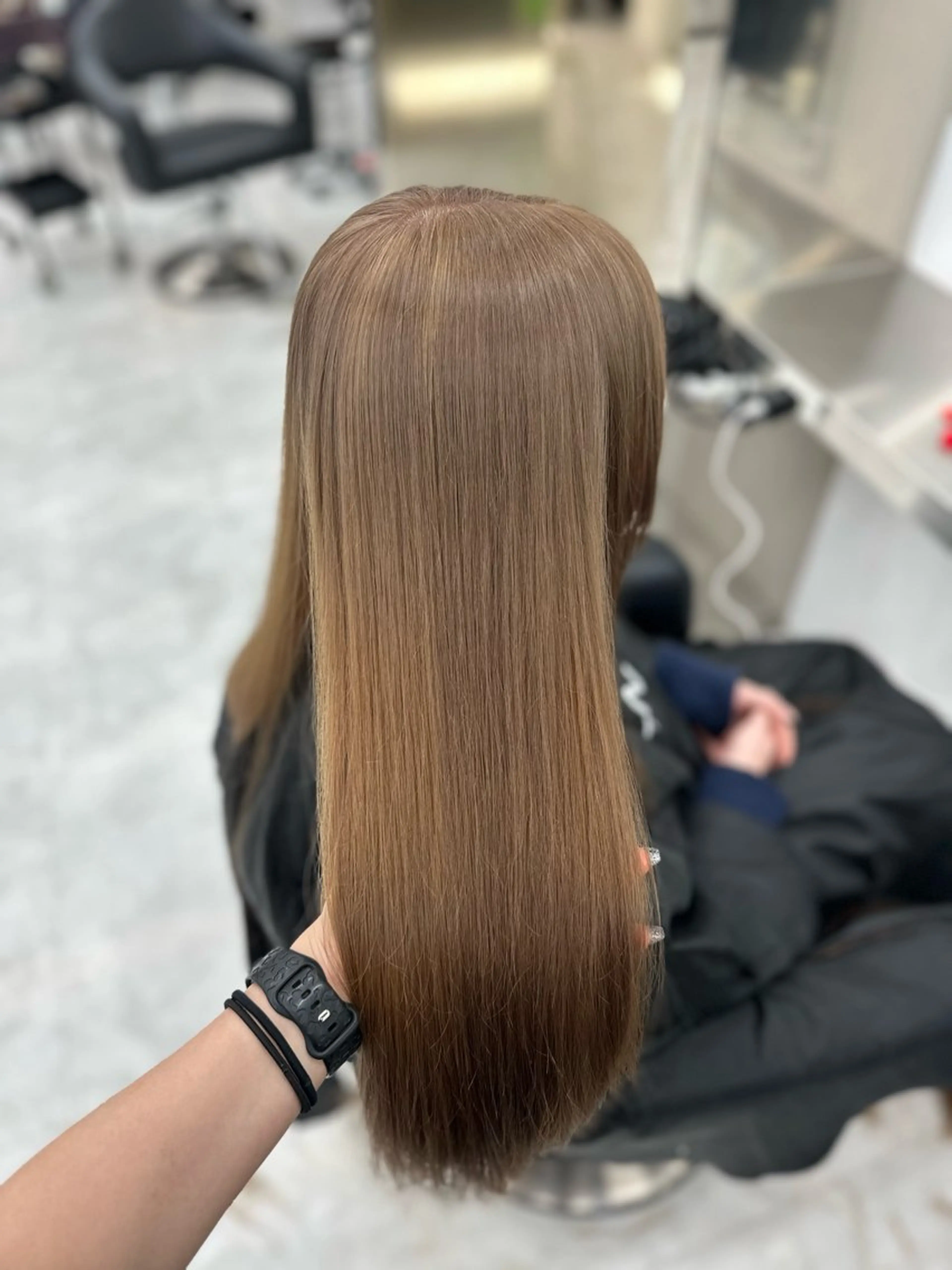 カラー 透ける透明感カラー 🤍anju🎀のヘアスタイル