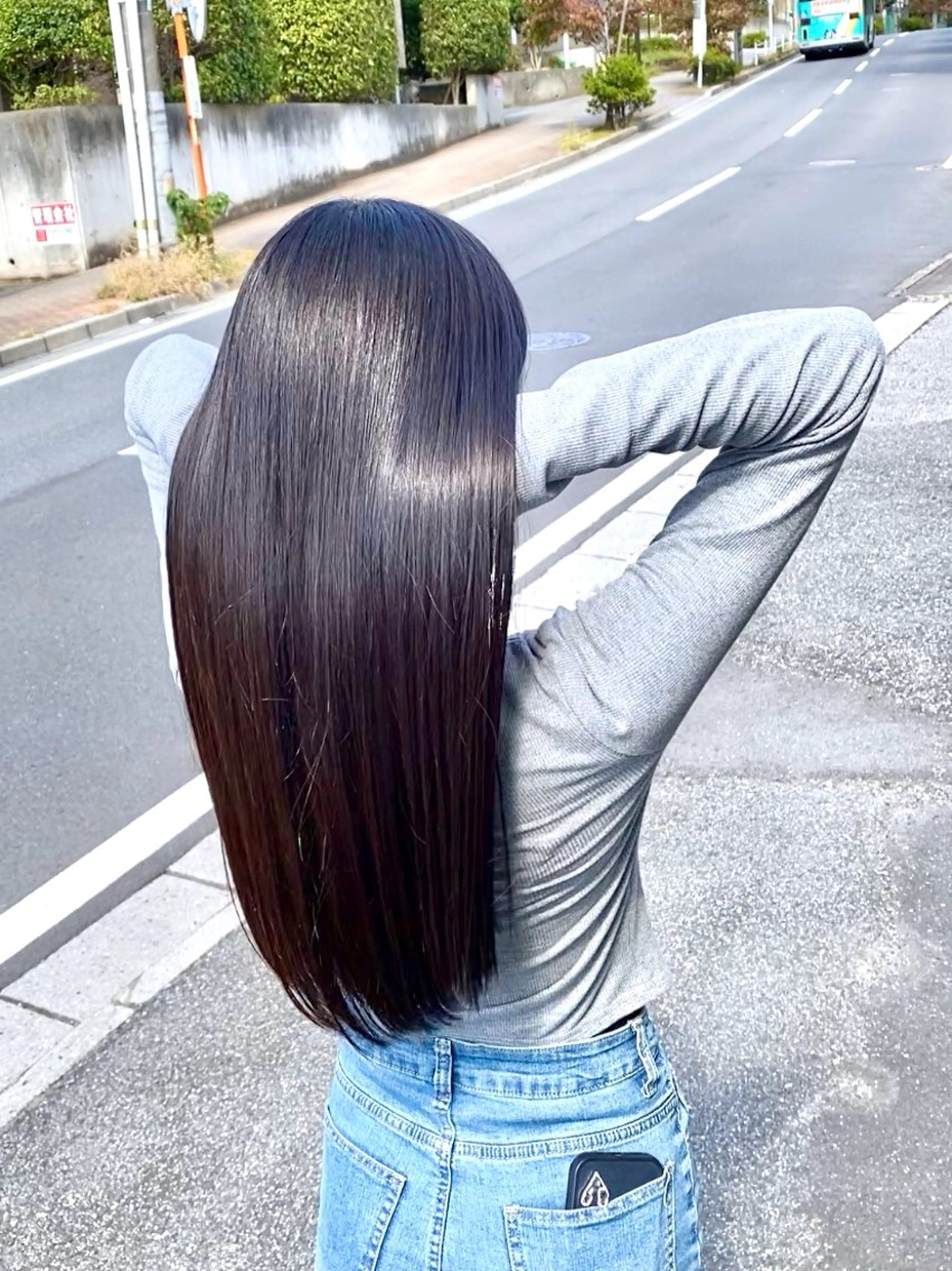 ロング トリートメント 川元 雄貴のヘアスタイル