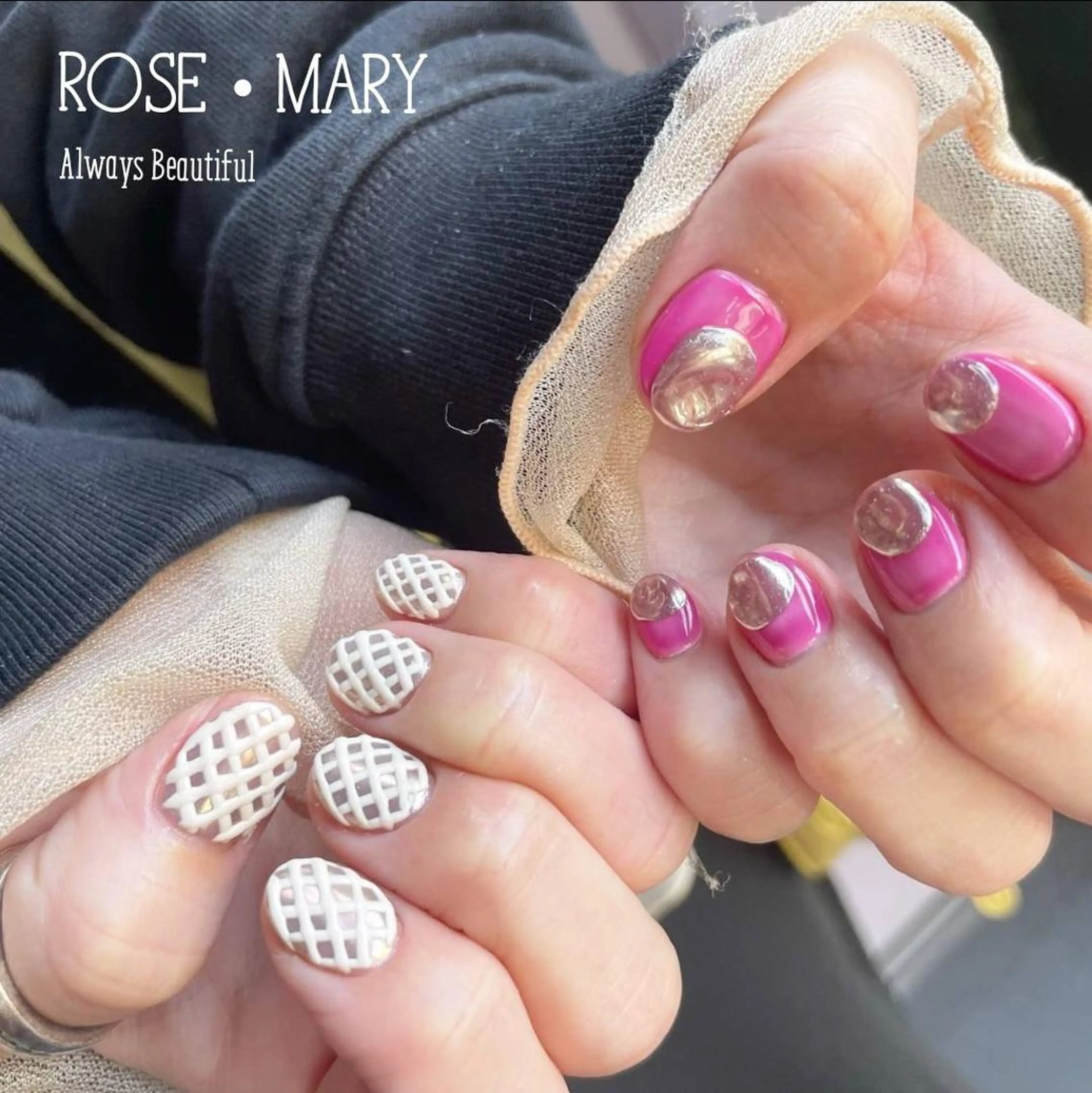 ネイル ハンドネイル ROSE・ MARY 鈴木のネイルデザイン