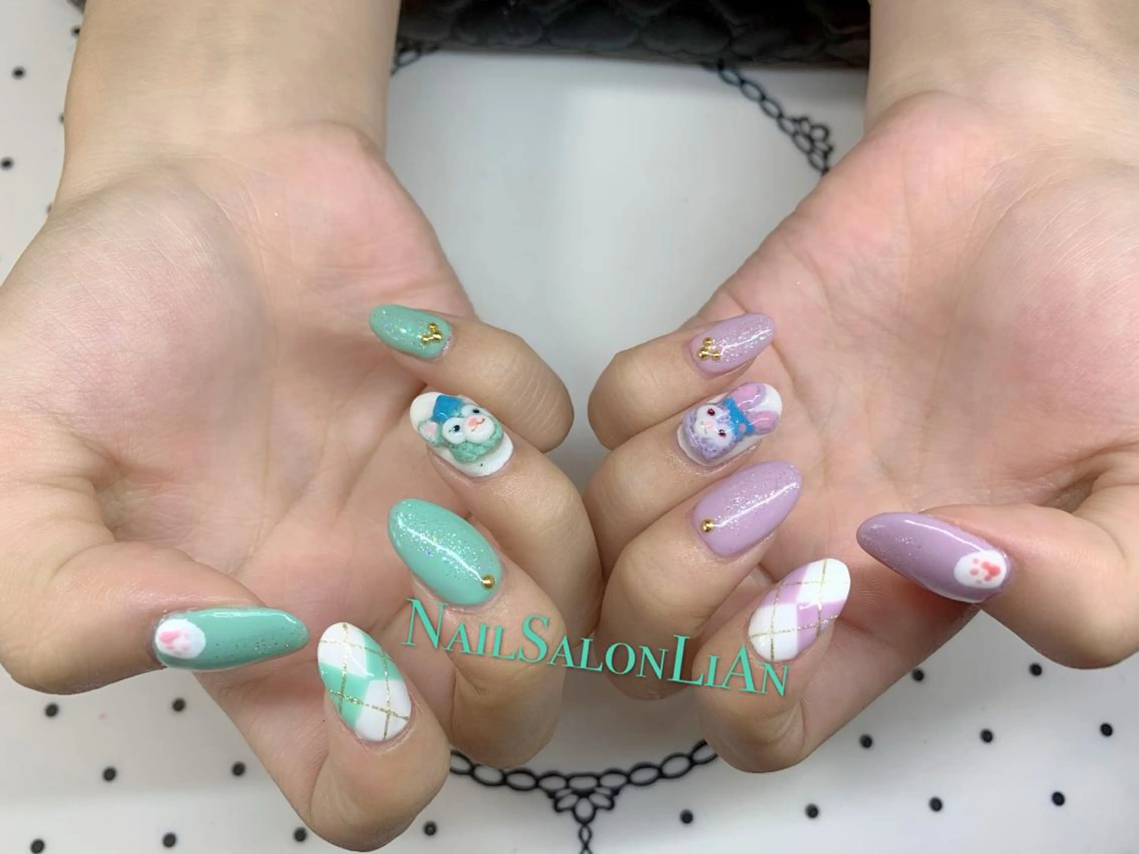 ネイル 持ち込み ハンドネイル NailSalon LiAnのネイルデザイン