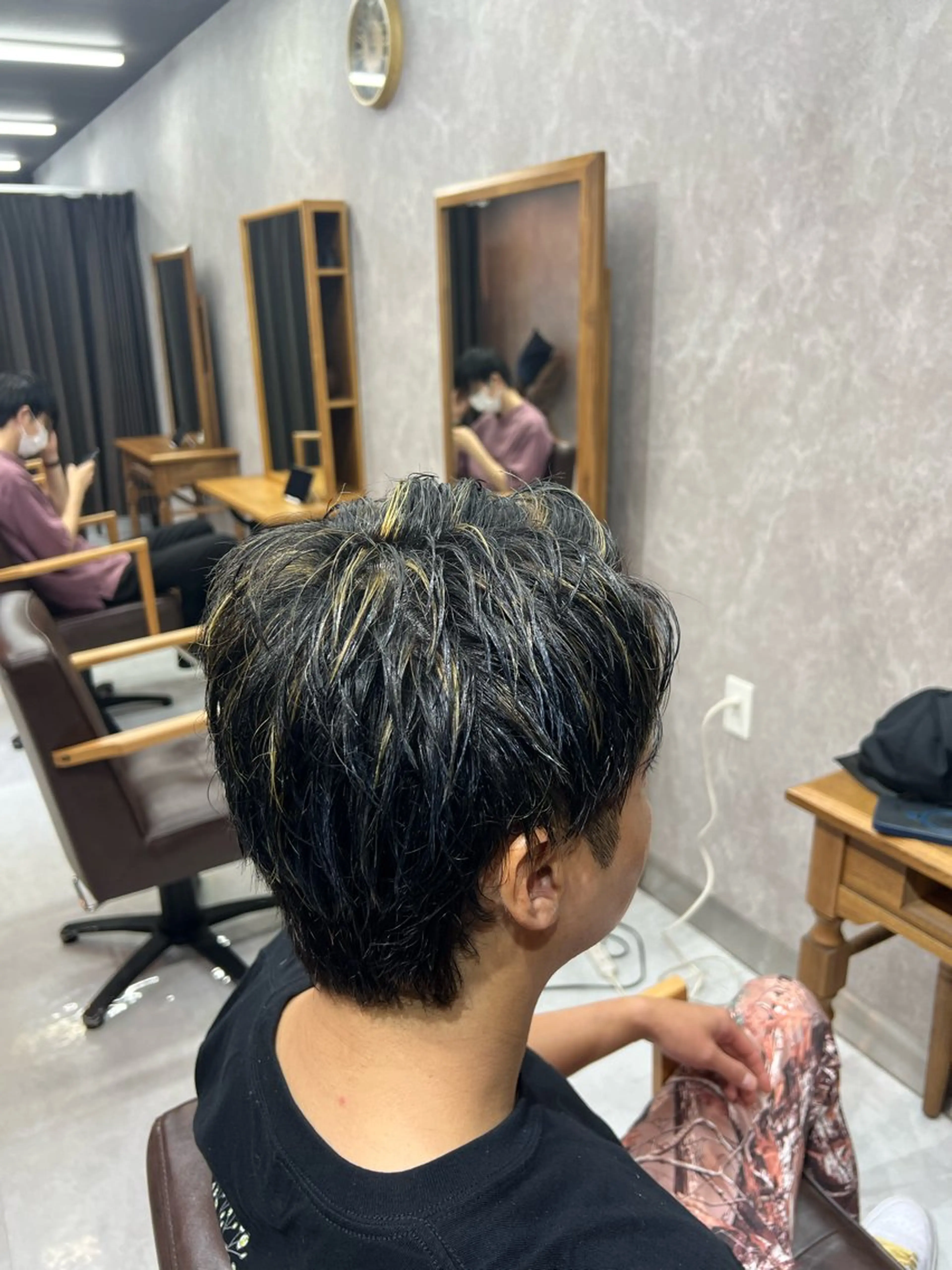 カラー メンズ メンズハイライト メンズメッシュ ハイライトカラー メッシュ men's&ladys J'sGrace【メンズアンドレディース ジェイズグレイス】所属・🌻J'sGrace /JUMA🌻のヘアスタイル