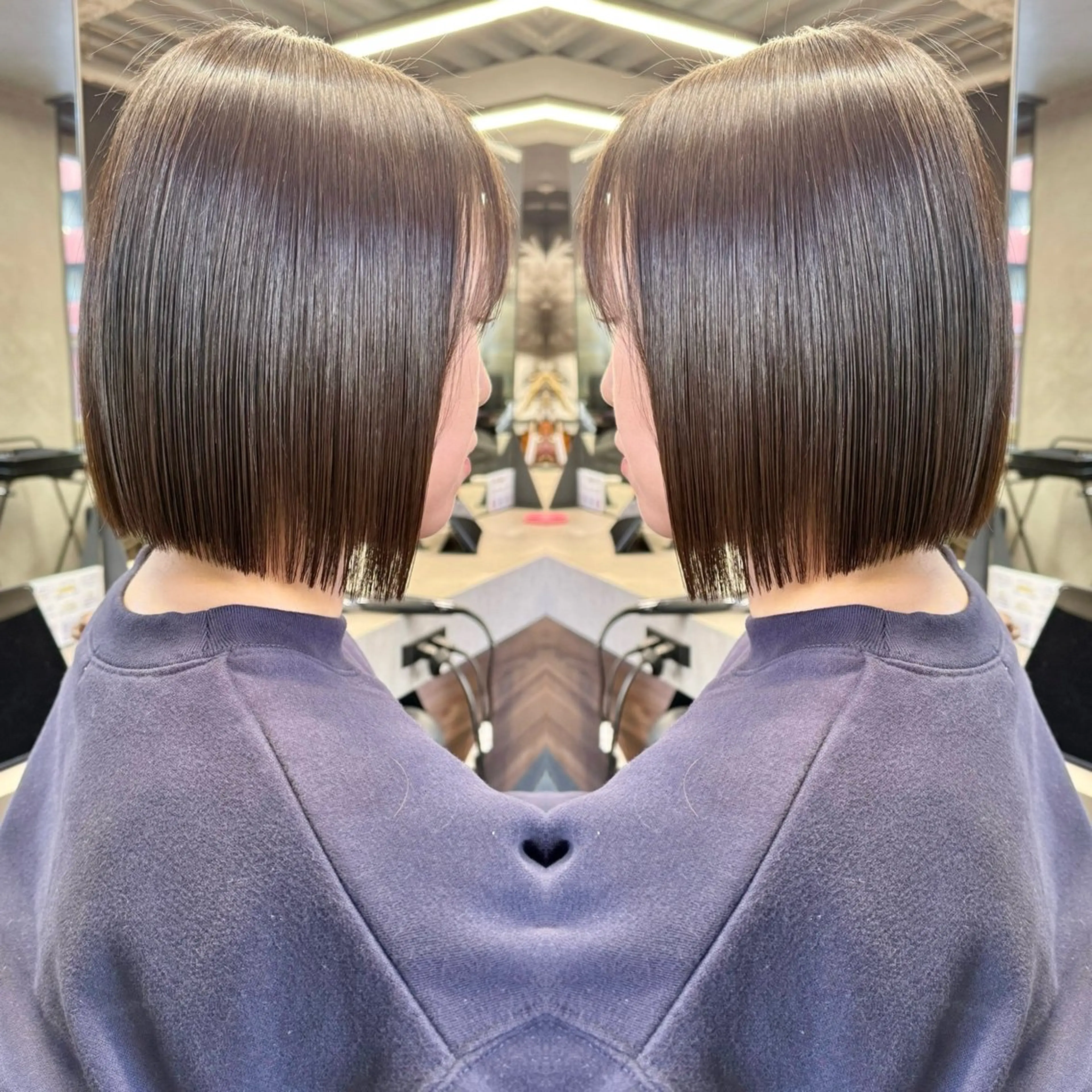 ショート ボブ/髪質改善/ ミディアム/浅川俊輝のヘアスタイル