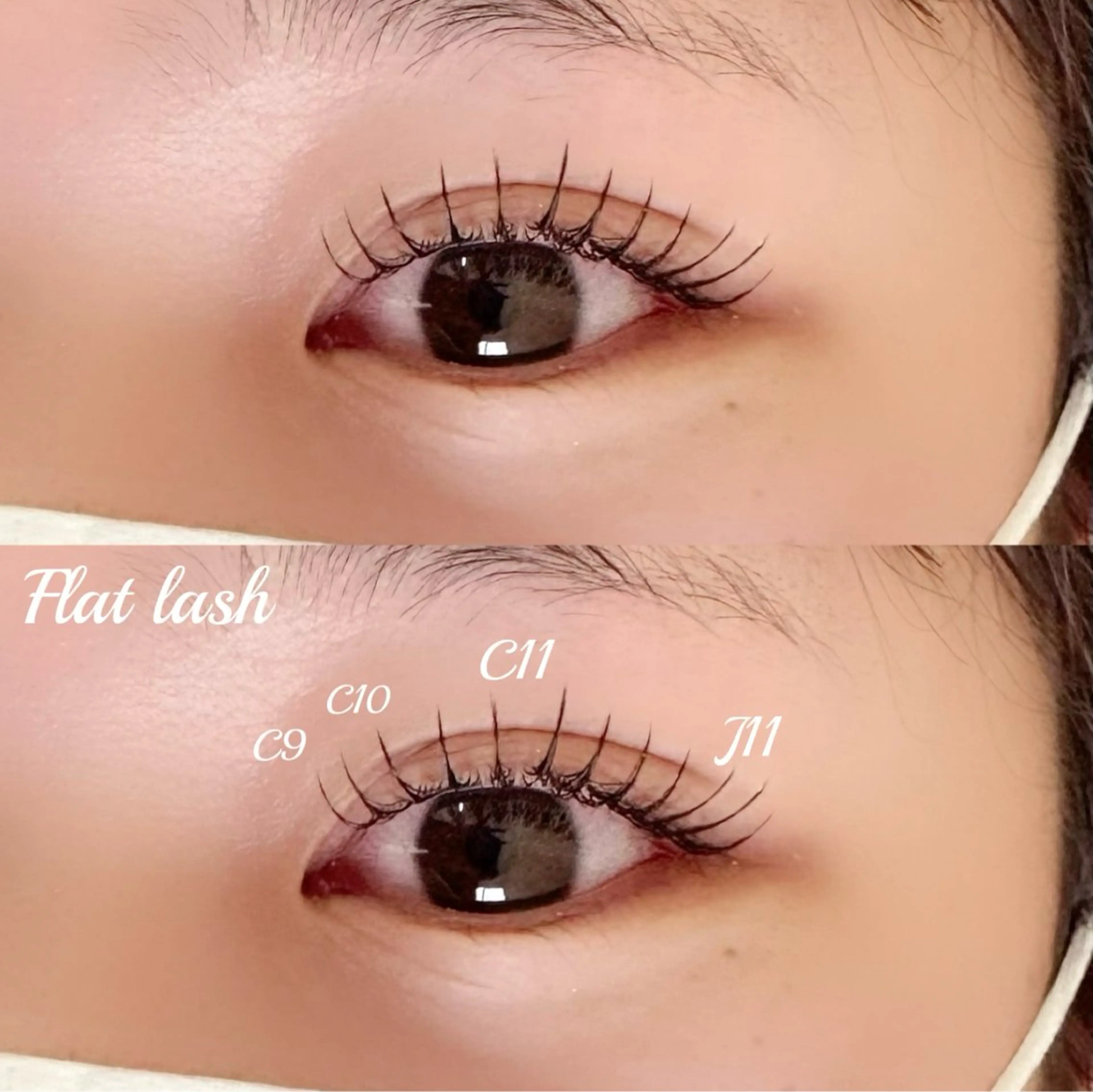 マツエク・マツパ 目尻長め マツエク Luana Hinataのマツエク・マツパデザイン