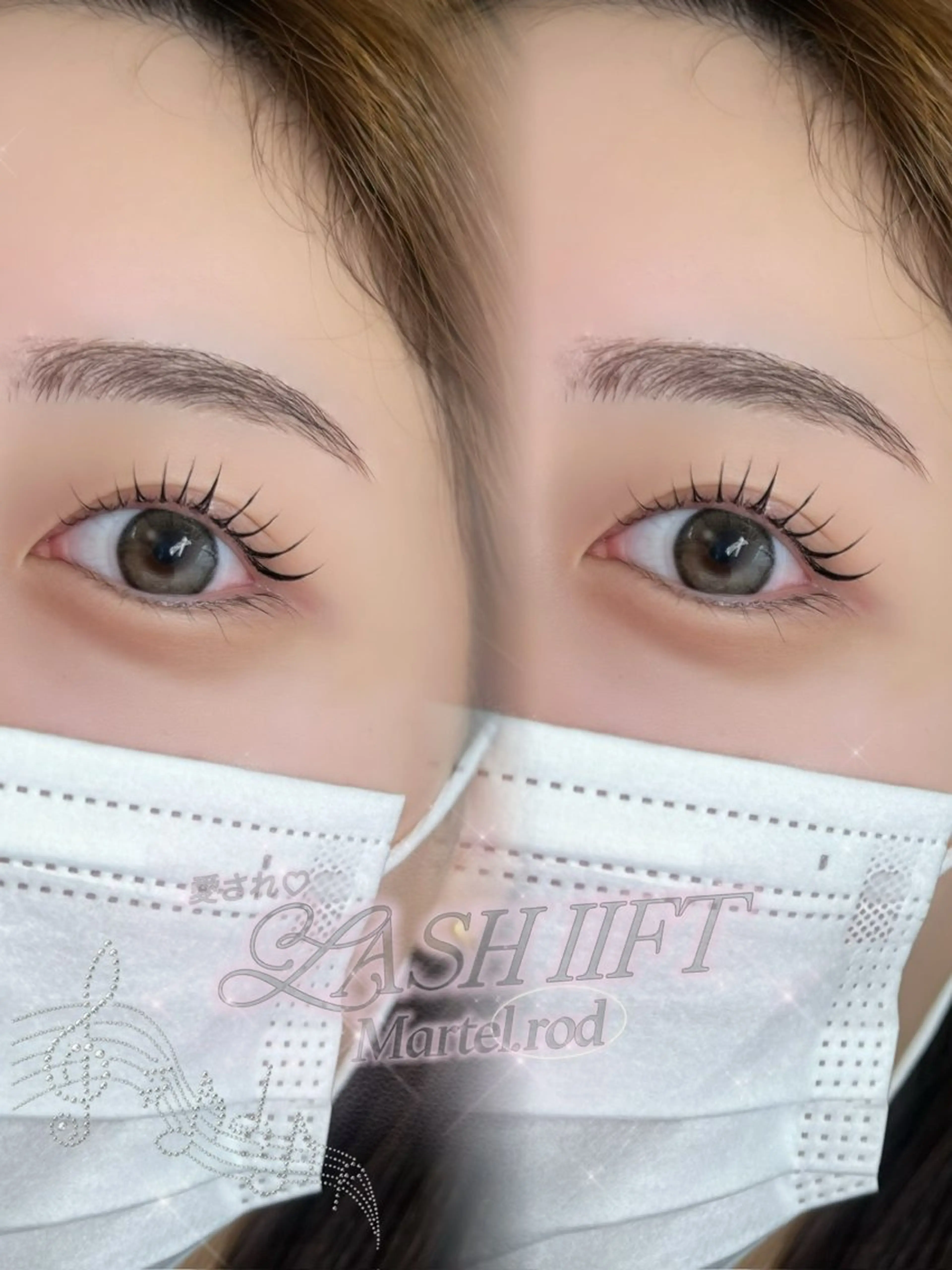 マツエク・マツパ マツパ Une fleur HINAのマツエク・マツパデザイン