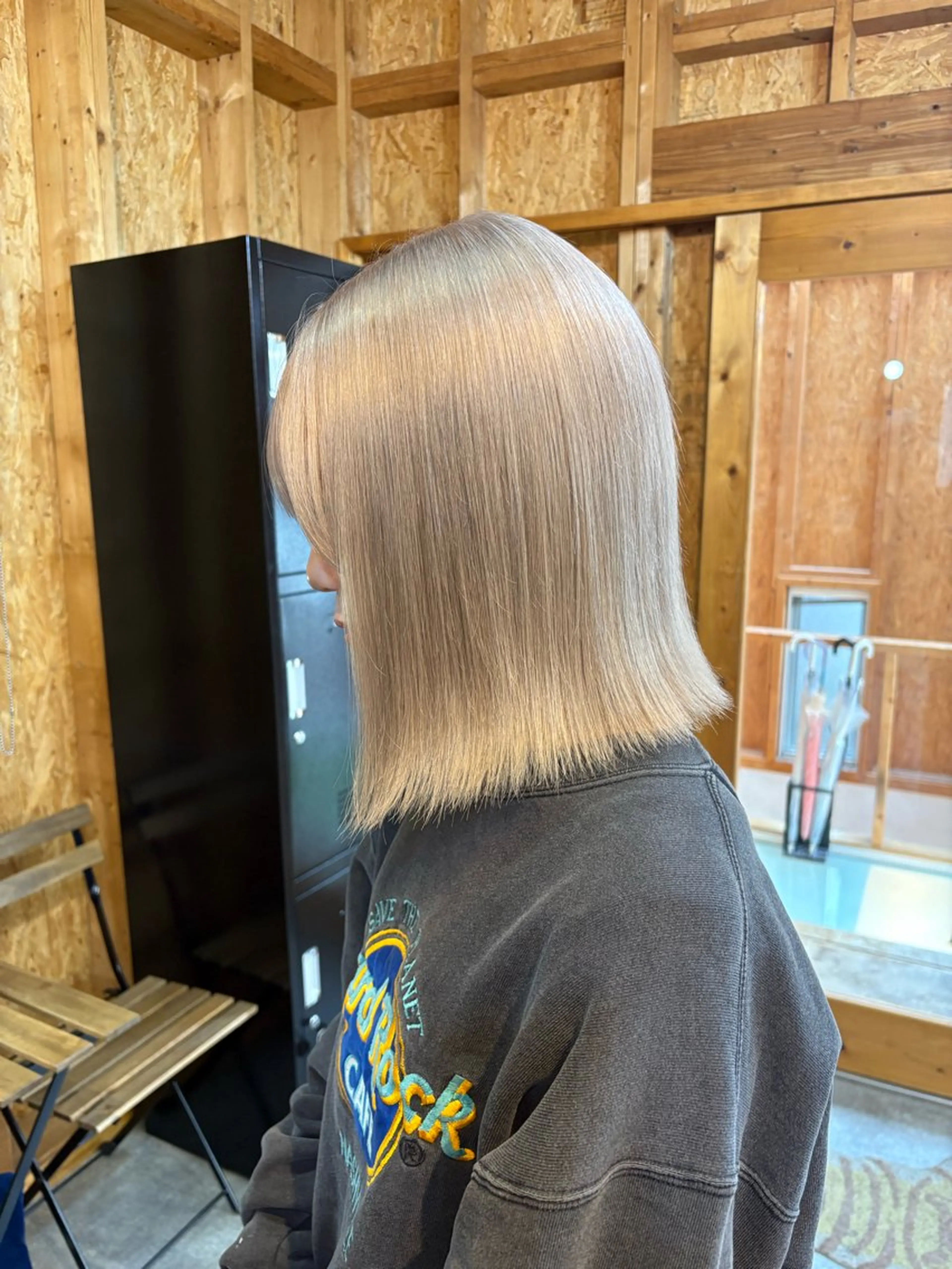 カラー ヘアカラー まろみ暖色×ボブ ×chia🕯のヘアスタイル