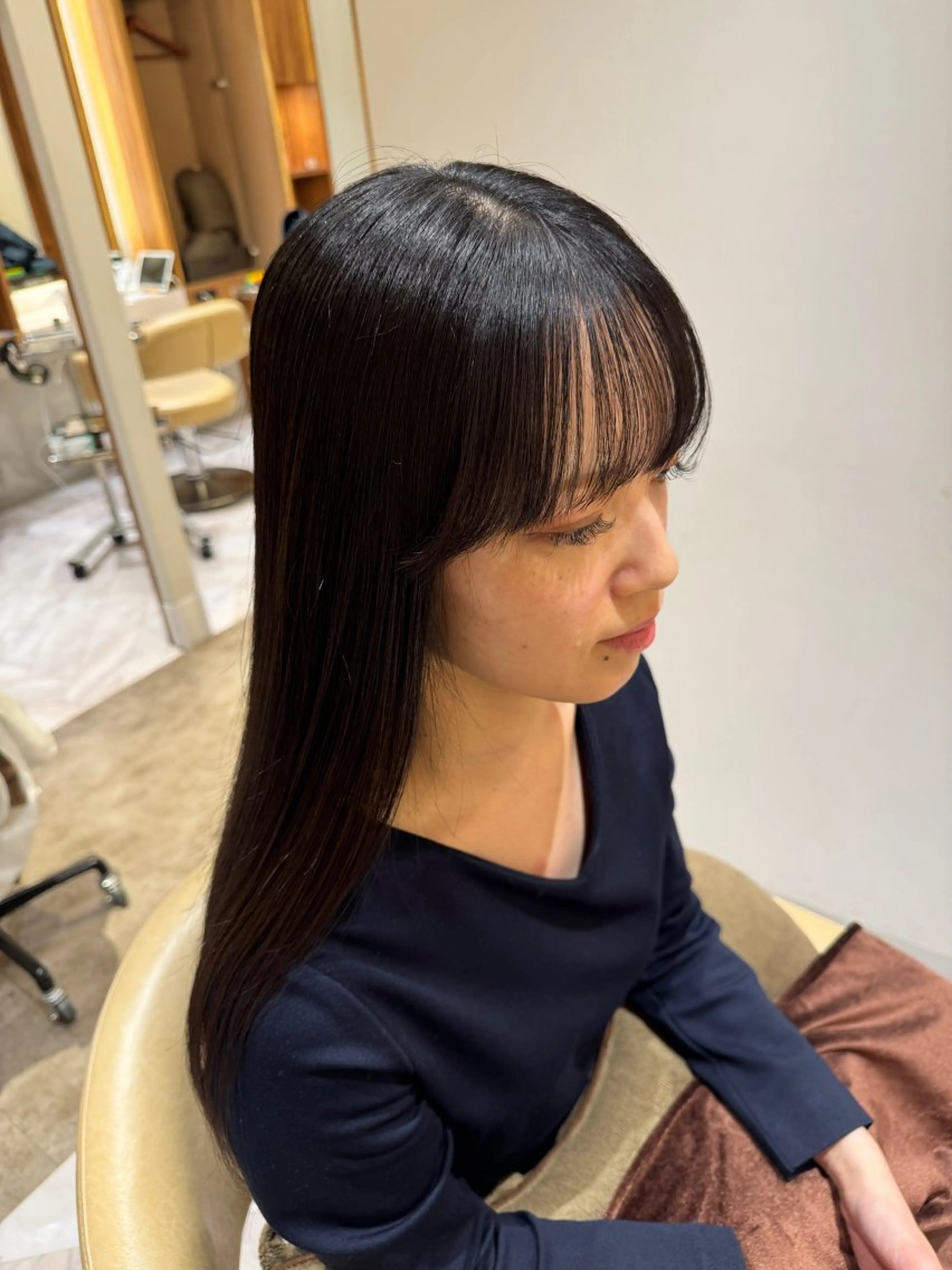 ロング ヘアカラー トリートメント bloom296 富里所属・🫧透明感カラー🫧 ロン毛美容師のヘアスタイル