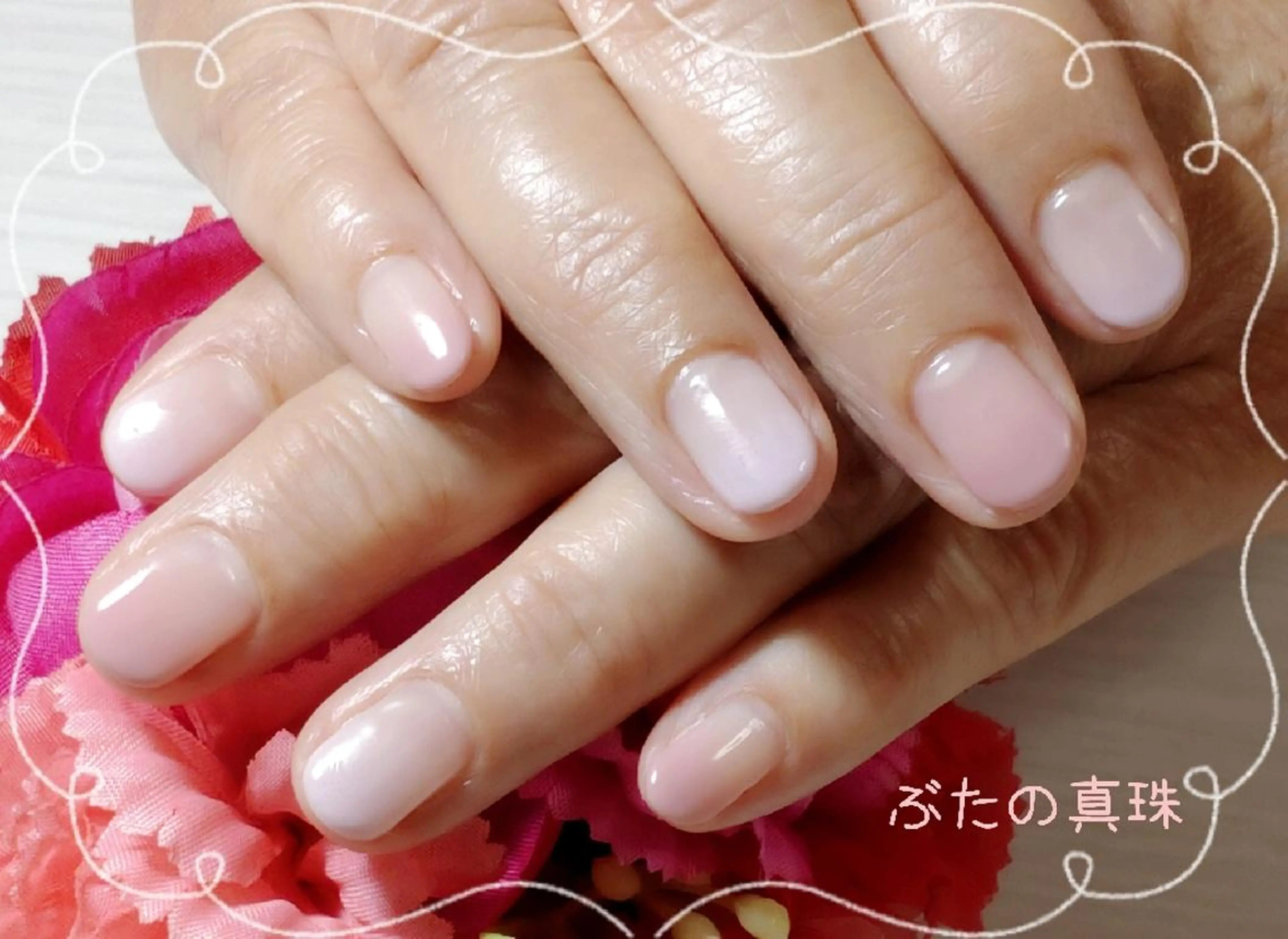 ネイル グラデーション ハンドネイル 林 珠里のネイルデザイン