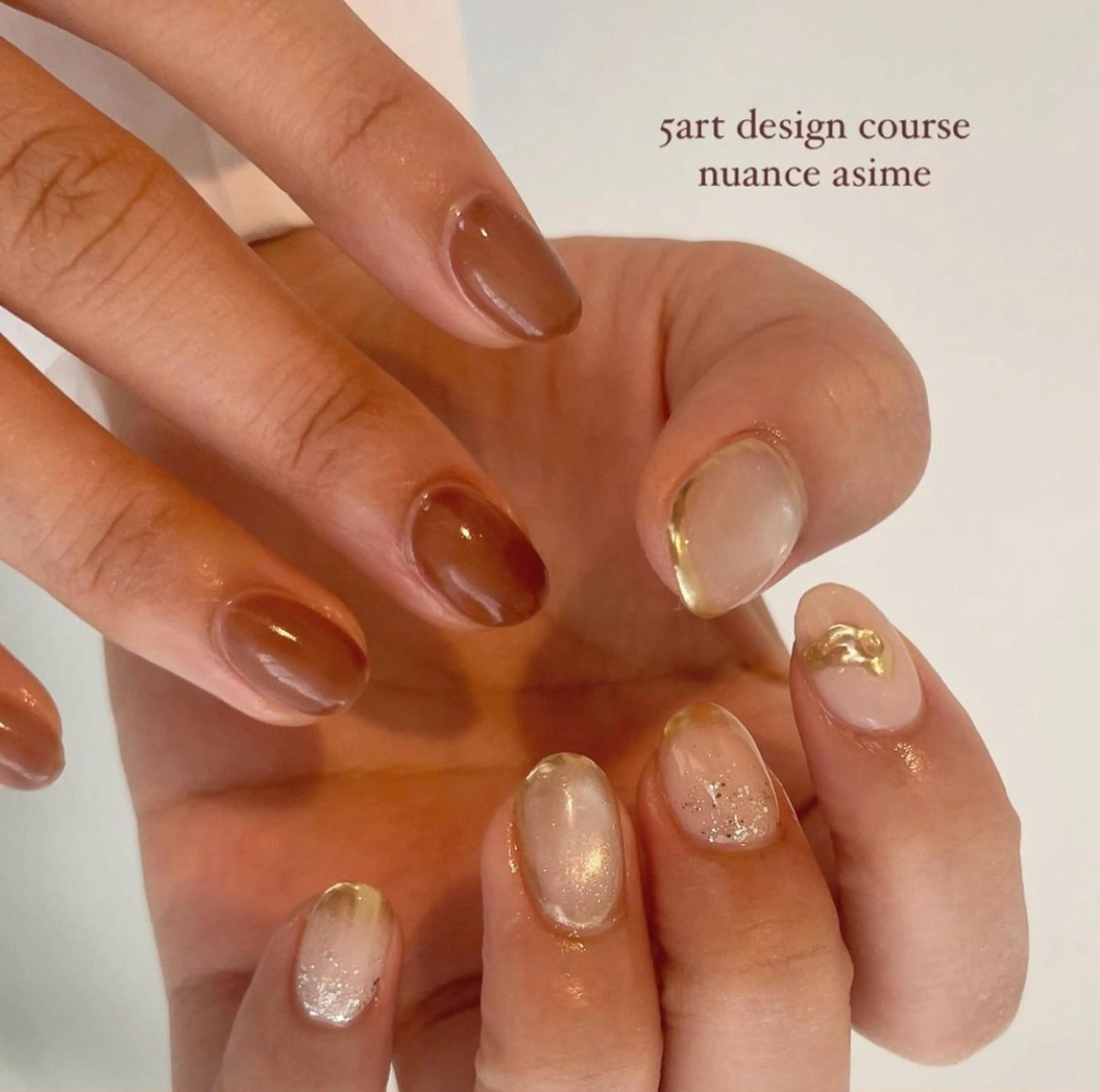 ネイル ニュアンスネイル ハンドネイル pétit所属・pétit hiyoriのネイルデザイン