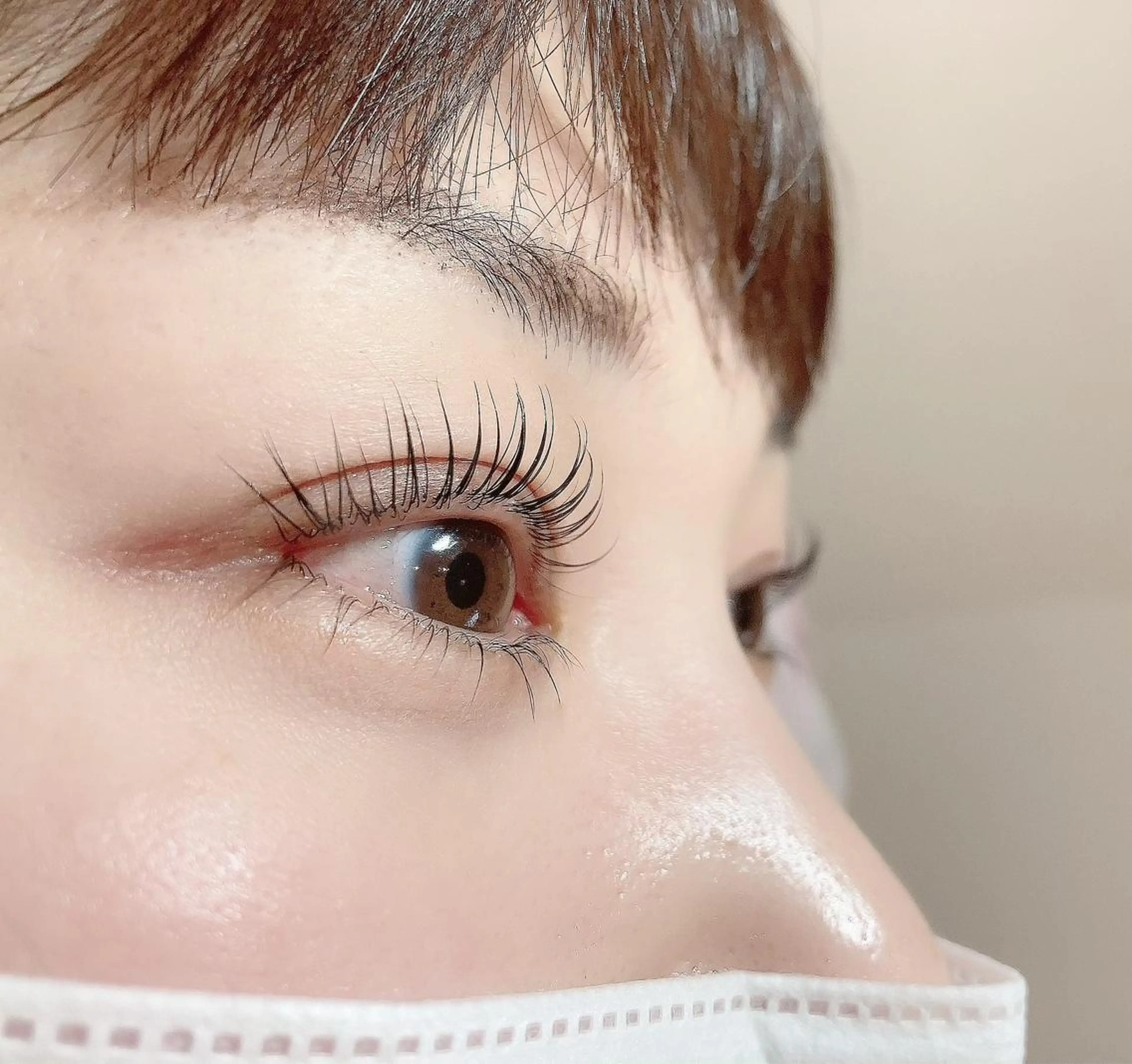 マツエク・マツパ 一重×まつ毛パーマ マツパ 吉野 京子のマツエク・マツパデザイン