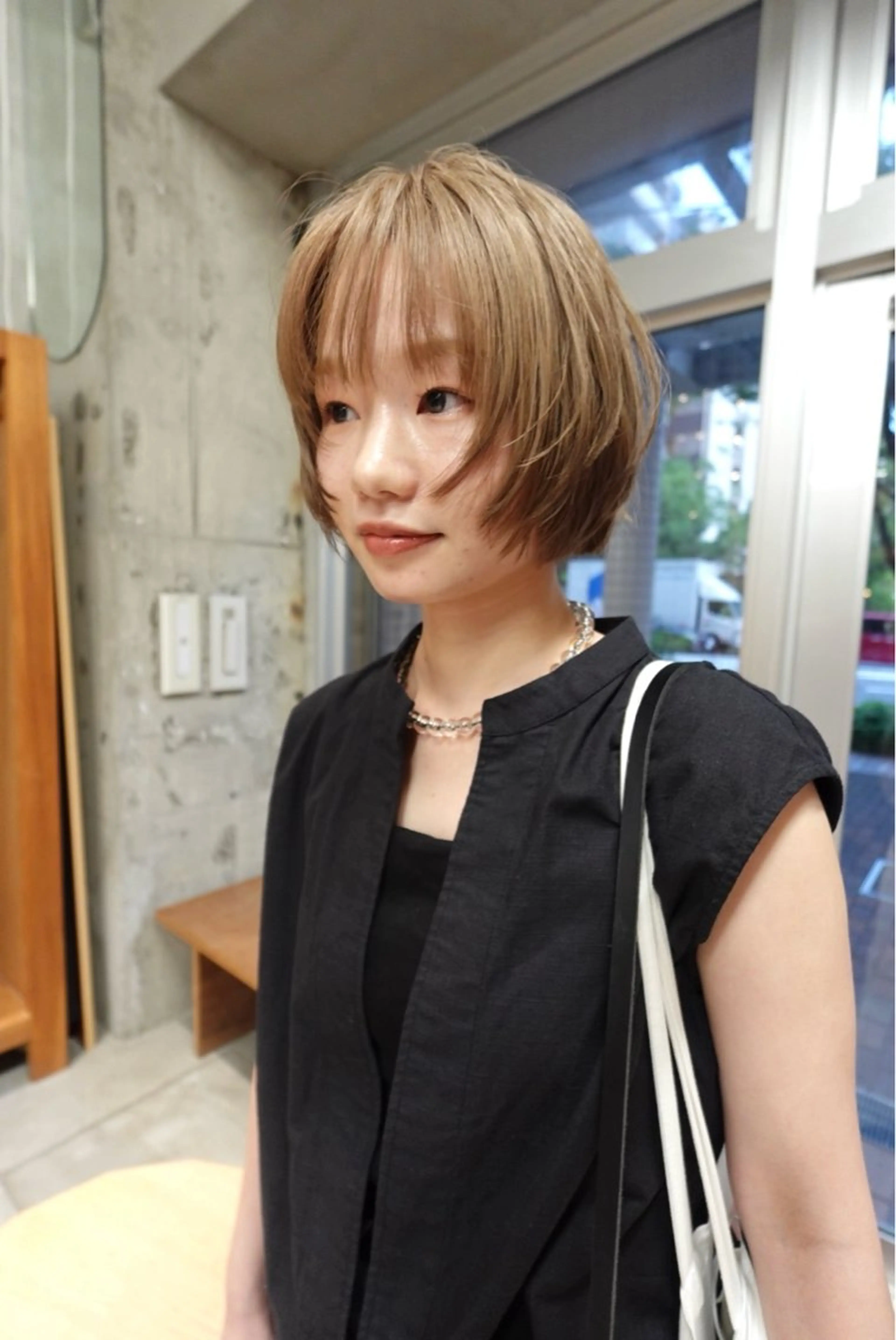 カラー ヘアカラー トリートメント wewe: momoeのヘアスタイル