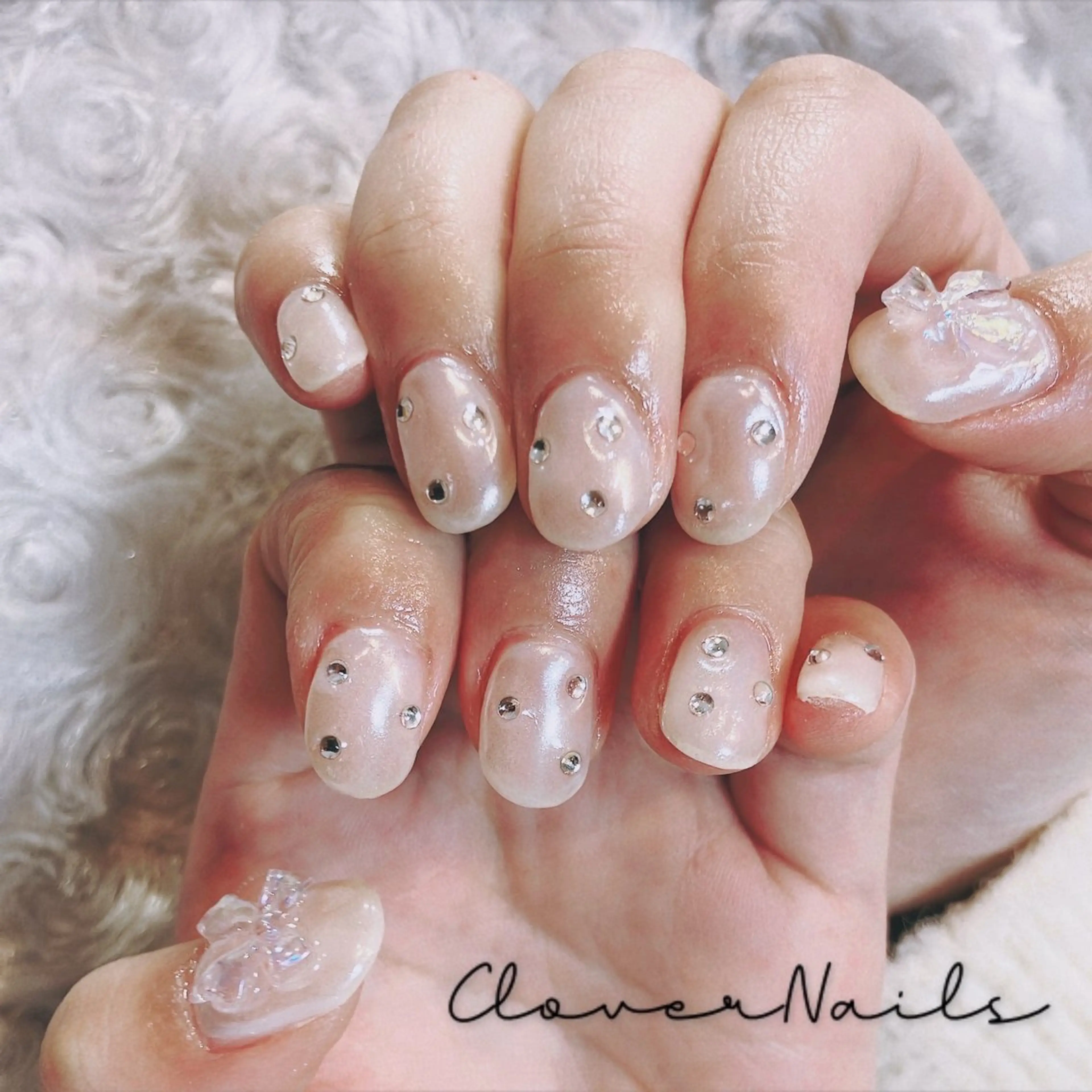 ネイル ハンドネイル 自宅ネイルサロン クロバーネイルのネイルデザイン